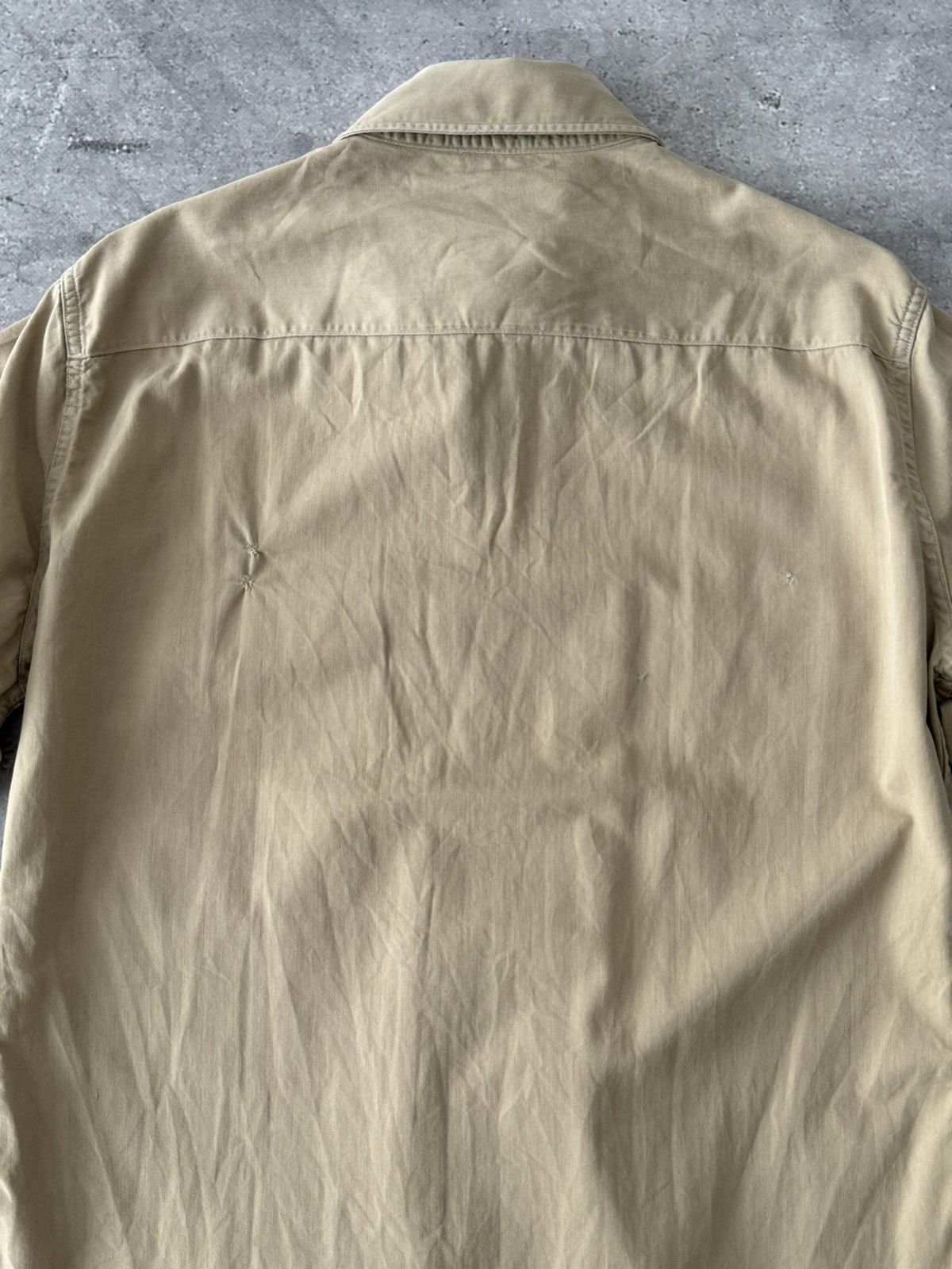 Other Antique WW2 US Army Summer Short Sleeve Button Shirt Size US M / EU 48-50 / 2 - 8 Thumbnail