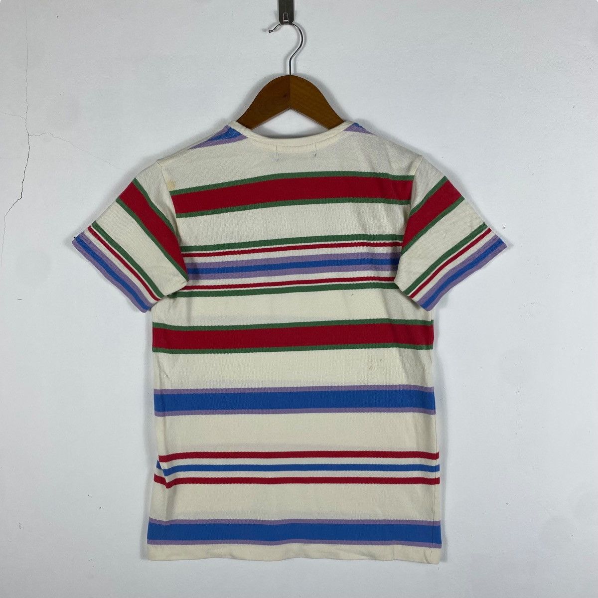 Polo Ralph Lauren × Vintage Vintage 90's POLO RALPH LAUREN Small Pony Striped Tee Shirt Size US S / EU 44-46 / 1 - 5 Thumbnail