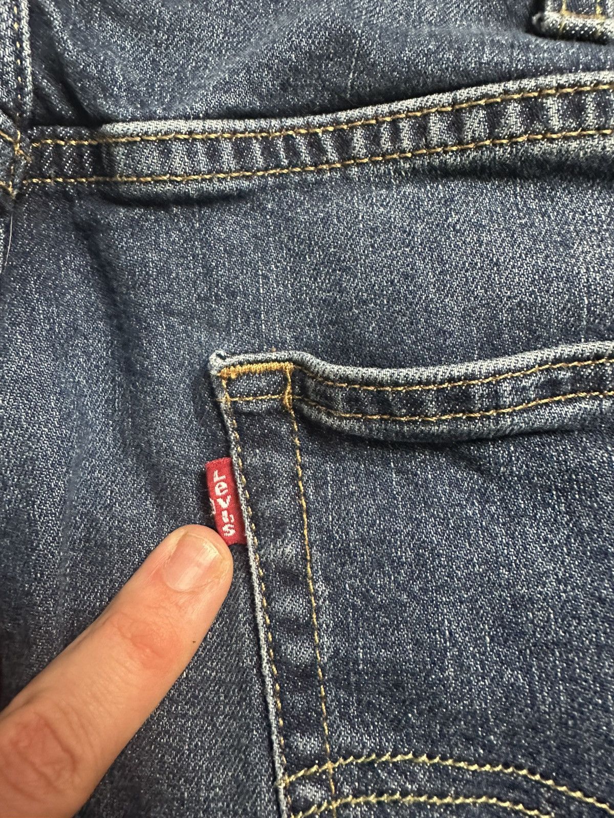 Levi's Levi’s 412 Dark Wash Denim Shorts Size 40 Size US 40 / EU 56 - 4 Thumbnail