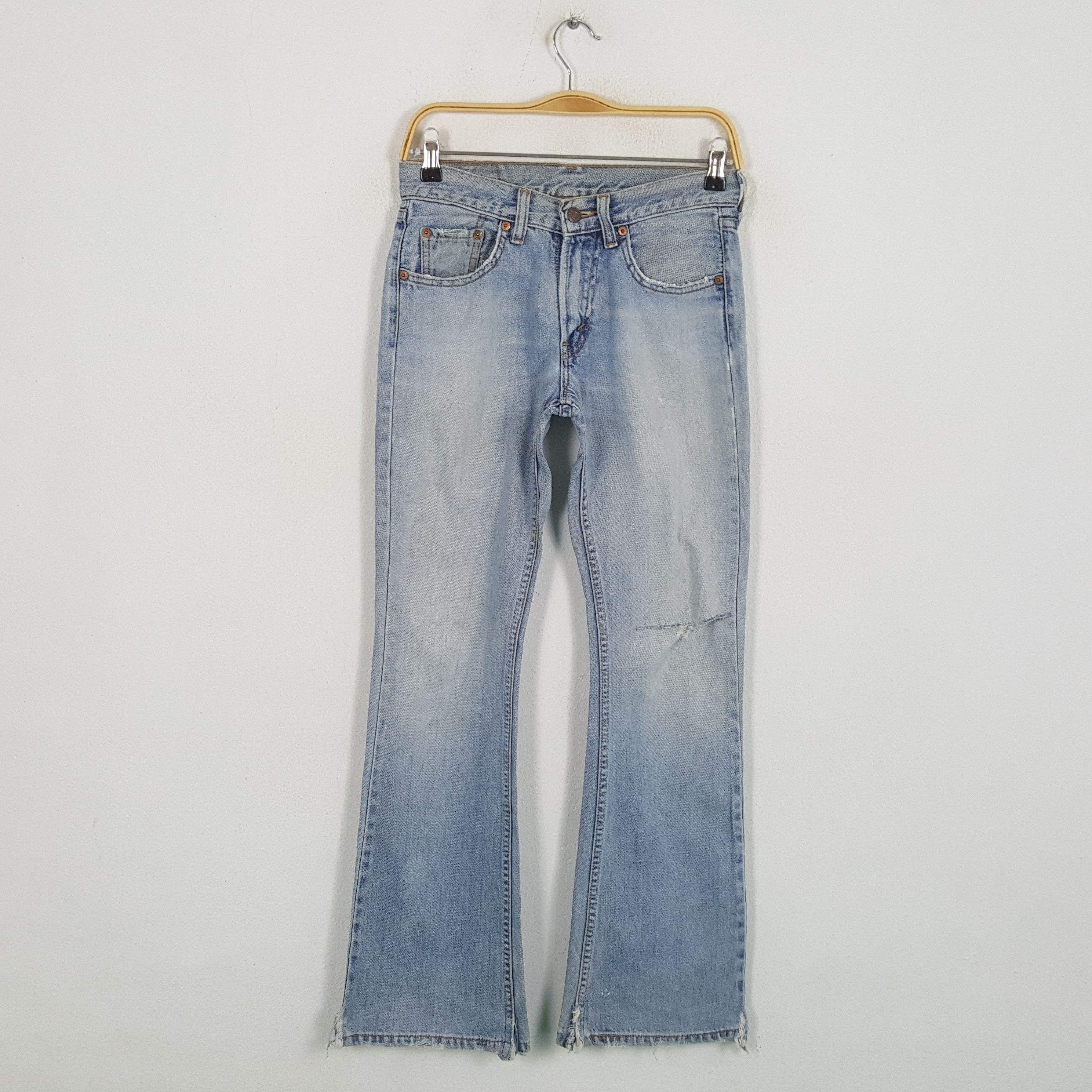Levi's × Vintage Vintage LEVI'S 501 Distressed Denim Bootcut Jeans Size 28" / US 6 / IT 42 - 1 Thumbnail
