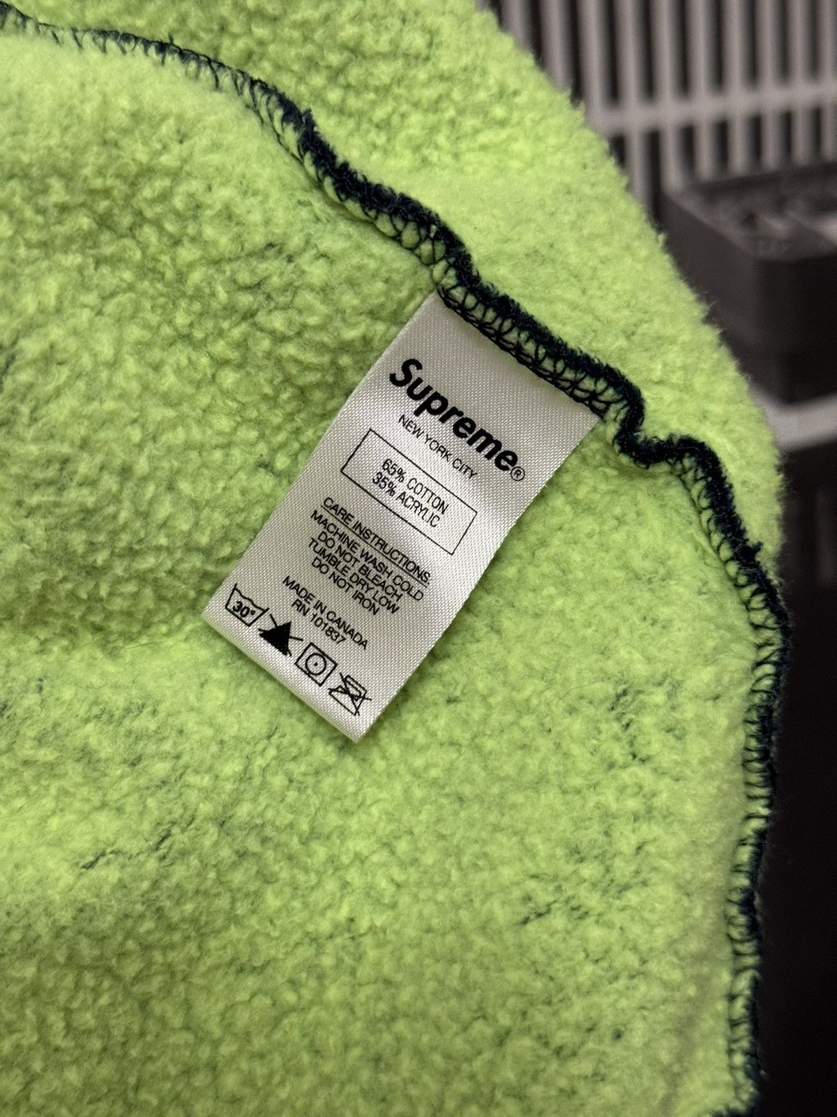 Supreme 🔥 SS18 Supreme Contrast Small Box Zip Jacket Navy SZ Large Size US L / EU 52-54 / 3 - 7 Thumbnail