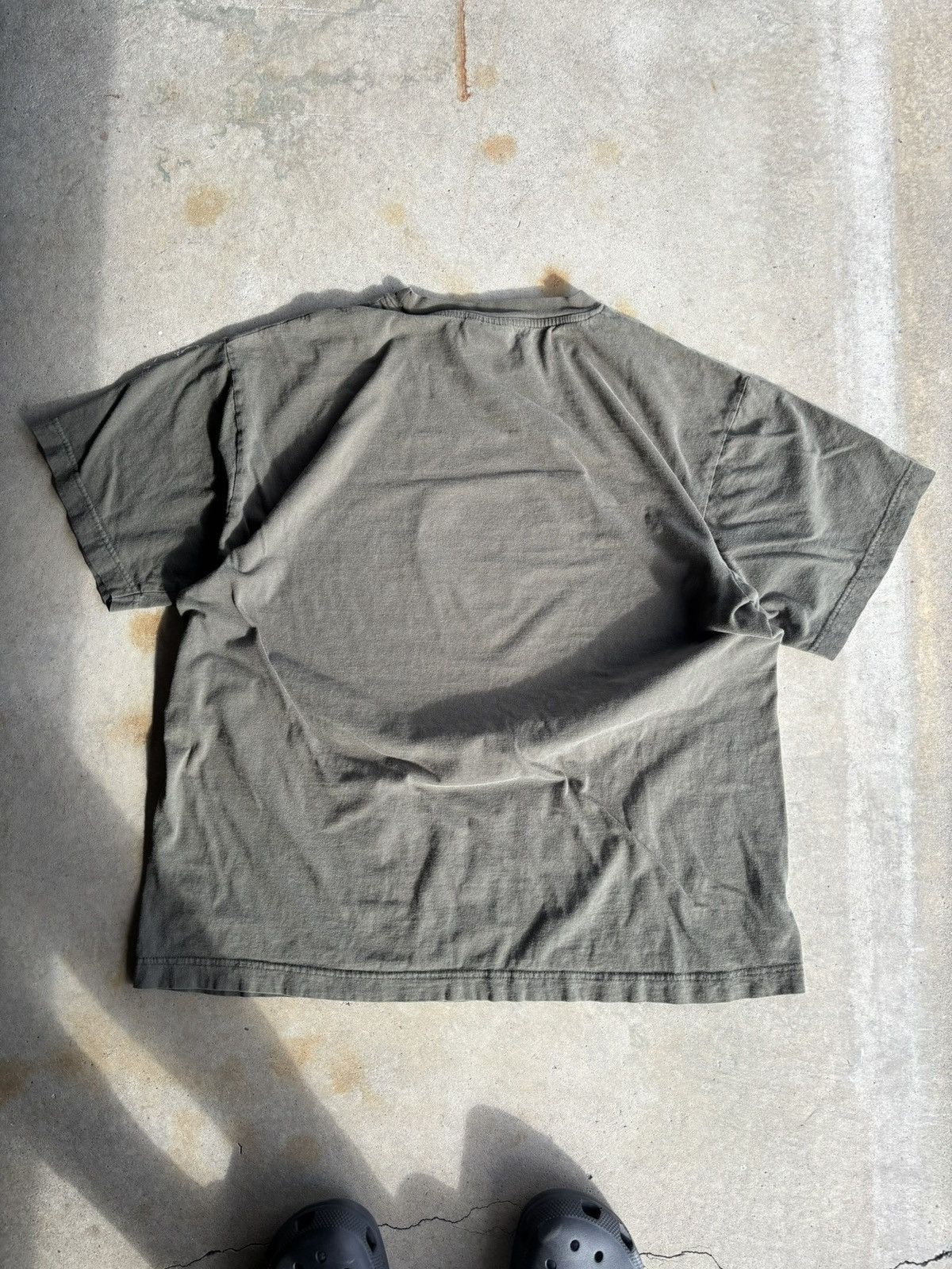 Other Vintage Faded Olive Amsterdam Grunge Avant Garde Tee Size US XL / EU 56 / 4 - 2 Thumbnail