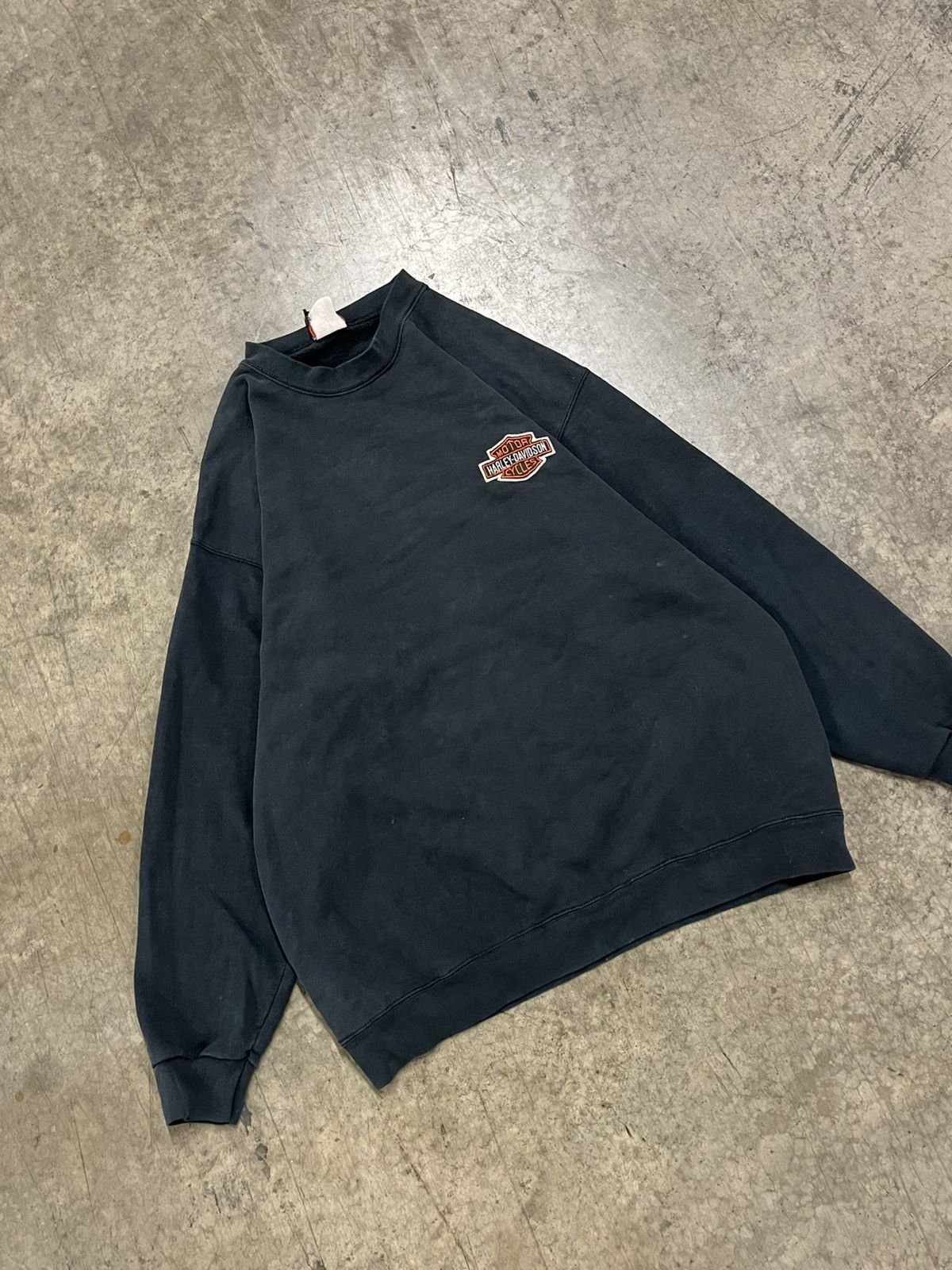 Harley Davidson × Vintage Harley Davidson vintage boxy fit crewneck sweatshirt rare Size US XL / EU 56 / 4 - 1 Thumbnail
