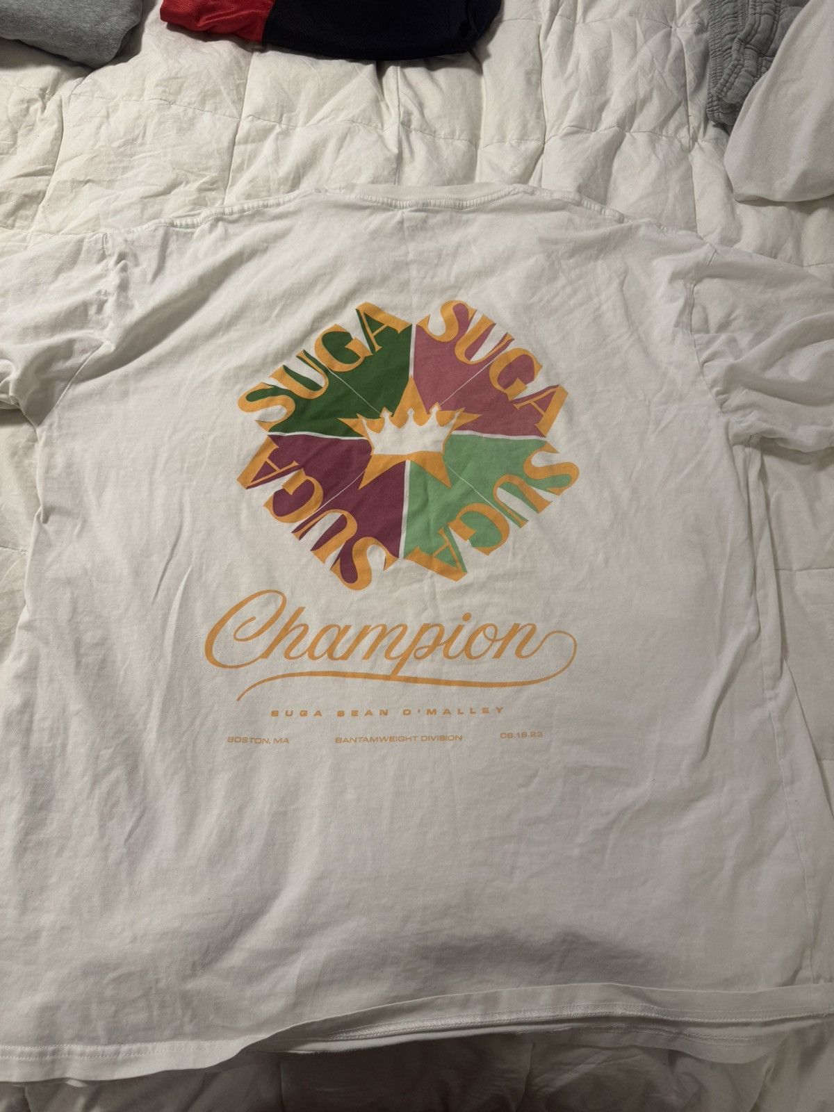 UFC Sean O’Malley Champion Tan Tee Size 2XL Size US XXL / EU 58 / 5 - 4 Thumbnail