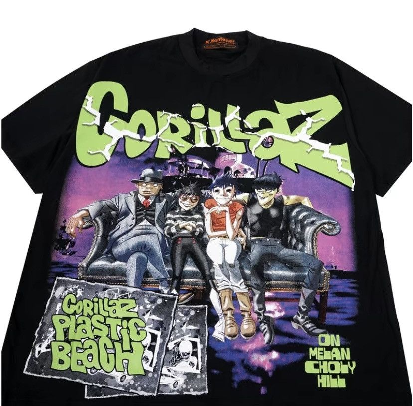 Band Tees 🔥RARE🔥 Gorillaz boot tee y2k ykk Size US L / EU 52-54 / 3 - 5 Thumbnail