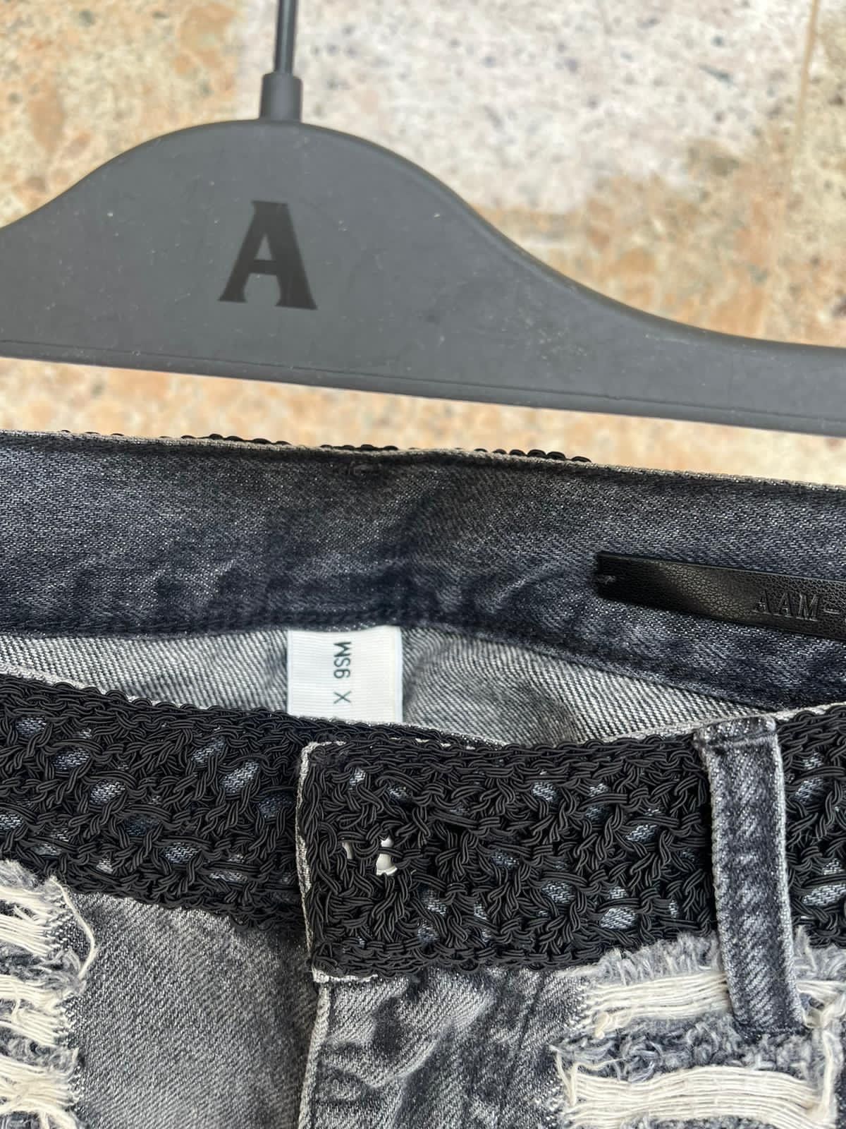Alyx 6 Pocket Blackmeans Distressed & Frayed Denim in Black Size US 36 / EU 52 - 18 Thumbnail