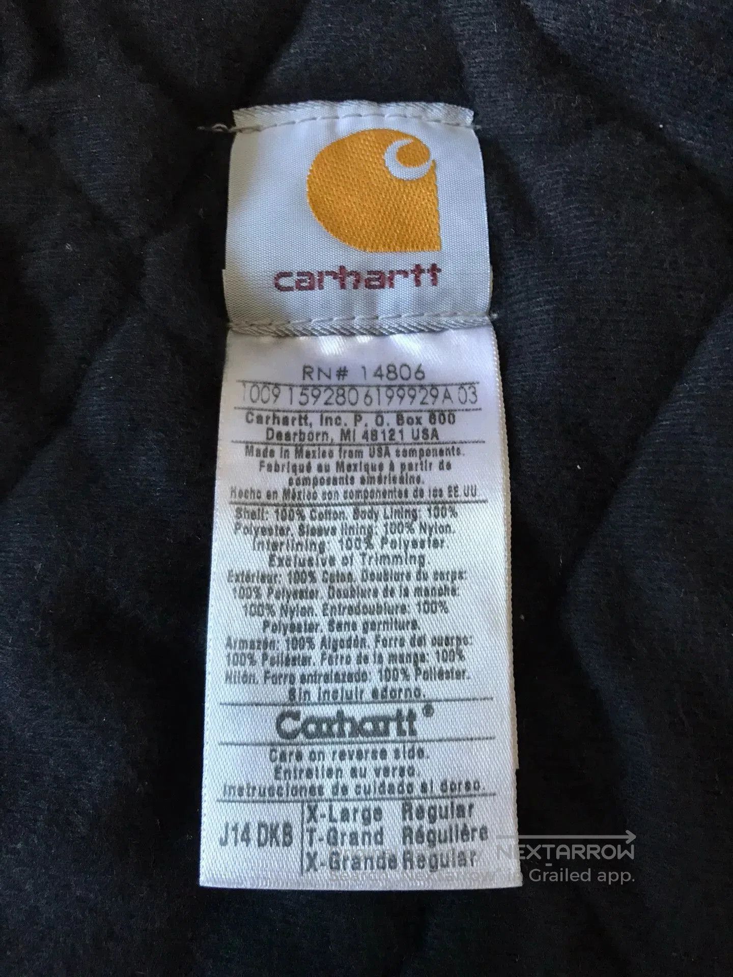 Carhartt Carhartt J14 Santa Fe Washed Canvas Jacket. Size US XL / EU 56 / 4 - 9 Thumbnail