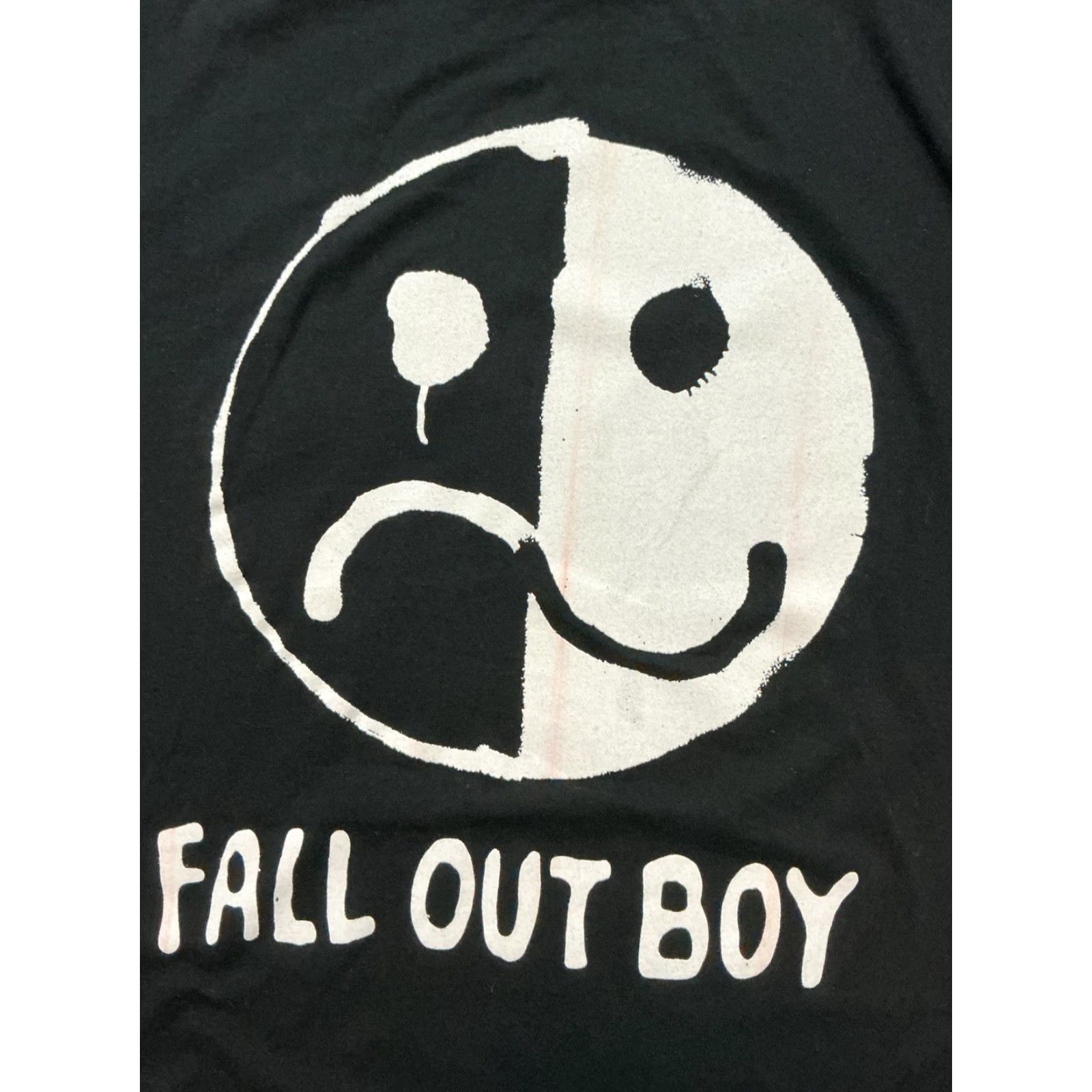 Vintage Fall Out Boy Bring Me The Horizon Tour Rock Band Face Graphic Black T-Shirt Sz.L Size US L / EU 52-54 / 3 - 5 Thumbnail