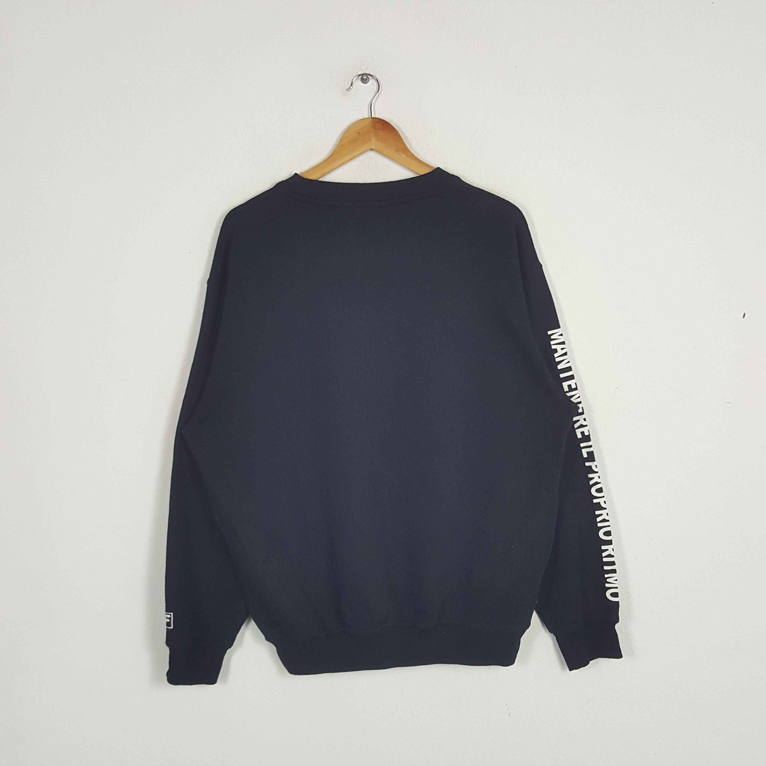 Fila × Vintage Vintage Fila Mentenere Il Proprio Ritmo Sweatshirt Size US L / EU 52-54 / 3 - 3 Thumbnail