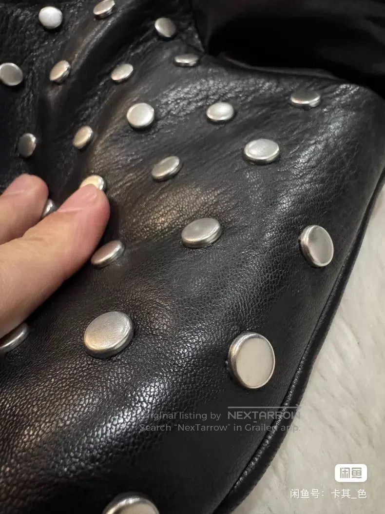 Saint Laurent Paris Saint Laurent Paris Studded Leather Padded Jacket Size US M / EU 48-50 / 2 - 9 Thumbnail