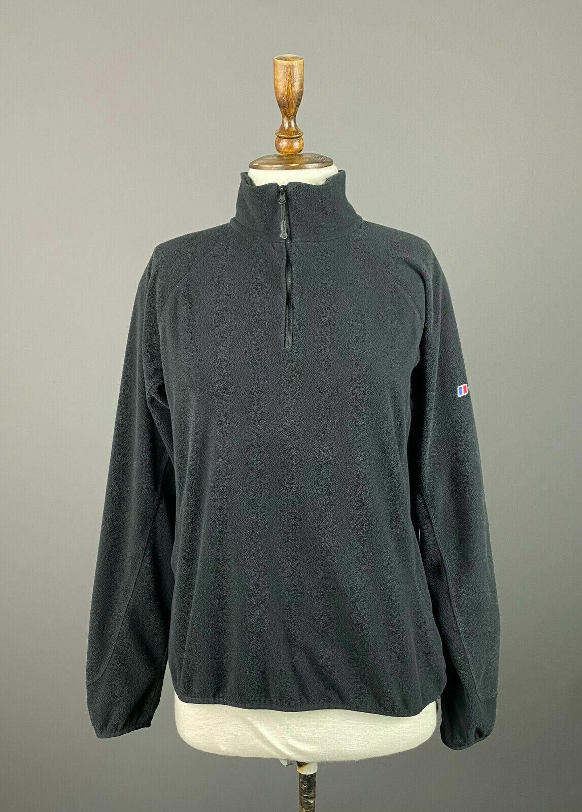 Berghaus Berghaus Black 1/4 Zip Activewear Jumper Sweater Size 16 Size XXL / US 16-18 / IT 52-54 - 1 Thumbnail