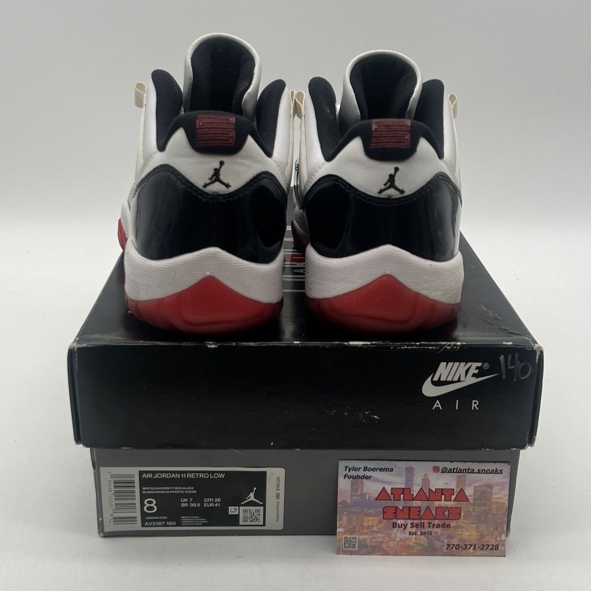 Jordan Brand Air Jordan 11 Low concord bred Size US 8 / EU 41 - 3 Thumbnail