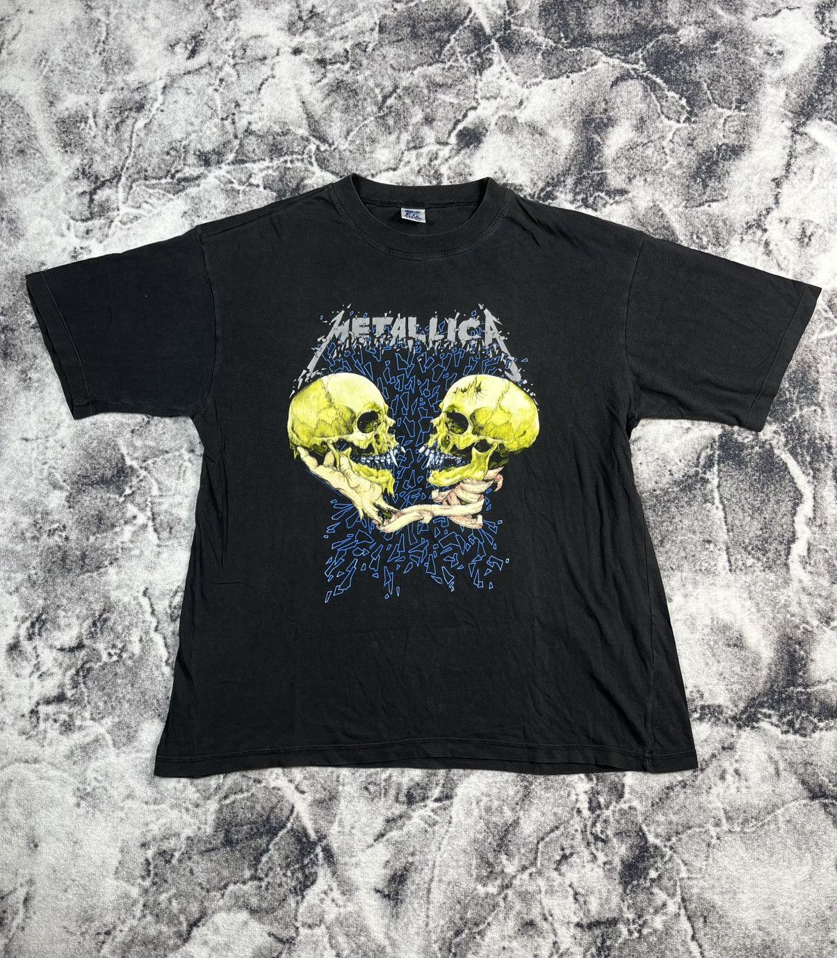 Metallica Vintage 1994 Metallica Skull Tee Music Max Log Shop Size US XL / EU 56 / 4 - 1 Thumbnail