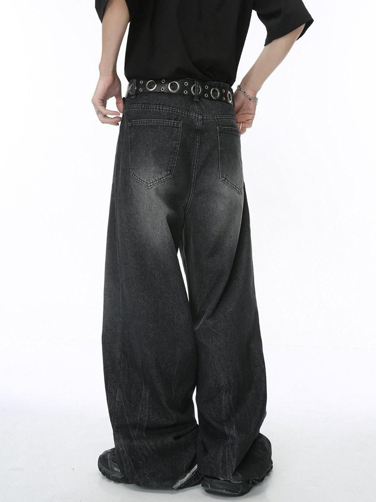 Vintage Baggy Wide Leg Denim Jeans Size US 30 / EU 46 - 3 Thumbnail