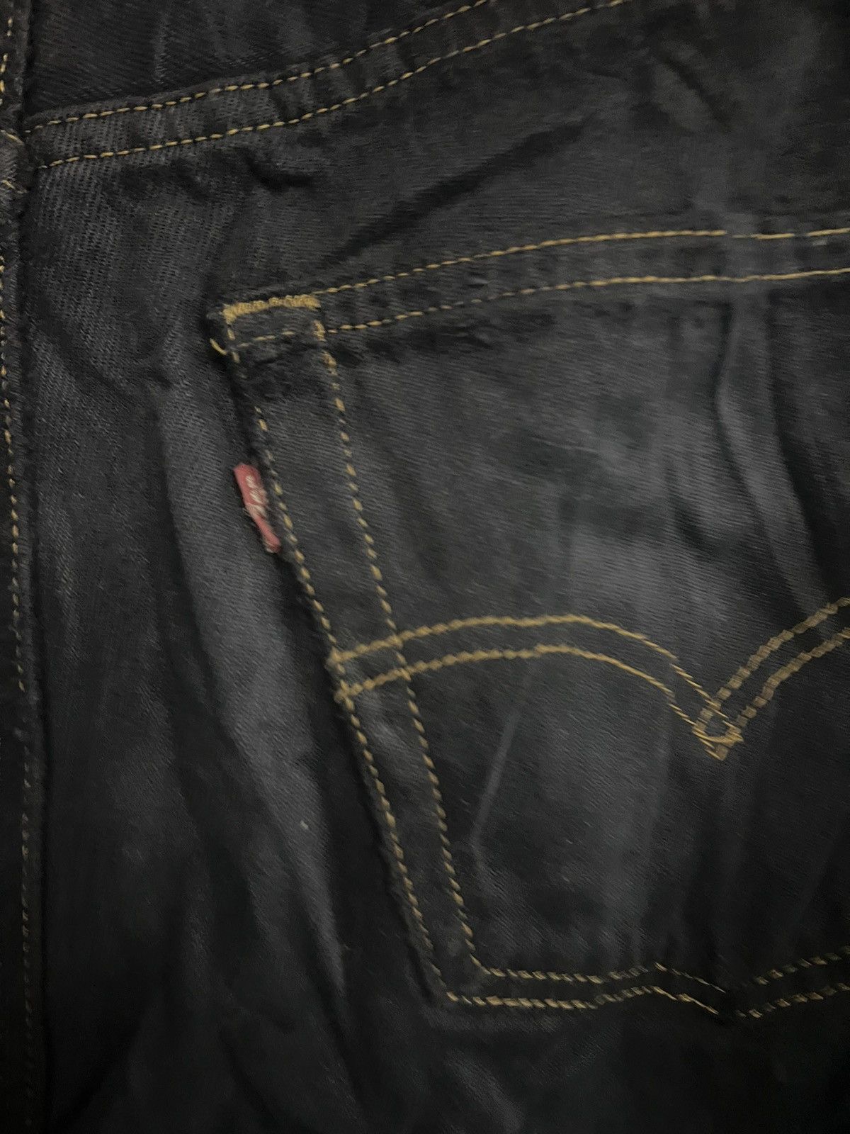 If Six Was Nine × Levi's × Vintage THRASHED LEVIS 501 RIPPED DISTRESSED DENIM PANT Size US 32 / EU 48 - 12 Thumbnail
