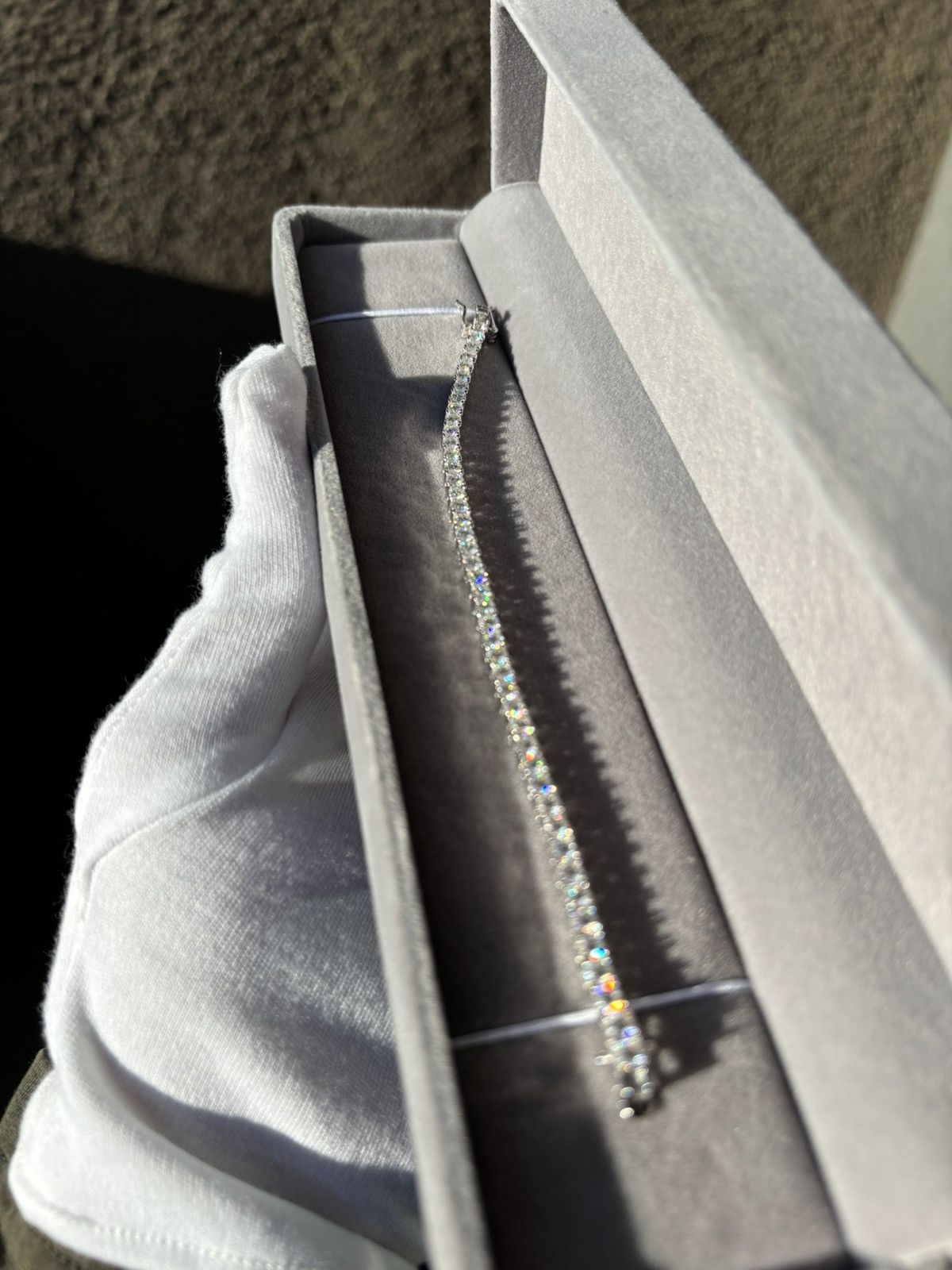 Other Moissanite tennis bracelet Size ONE SIZE - 3 Thumbnail