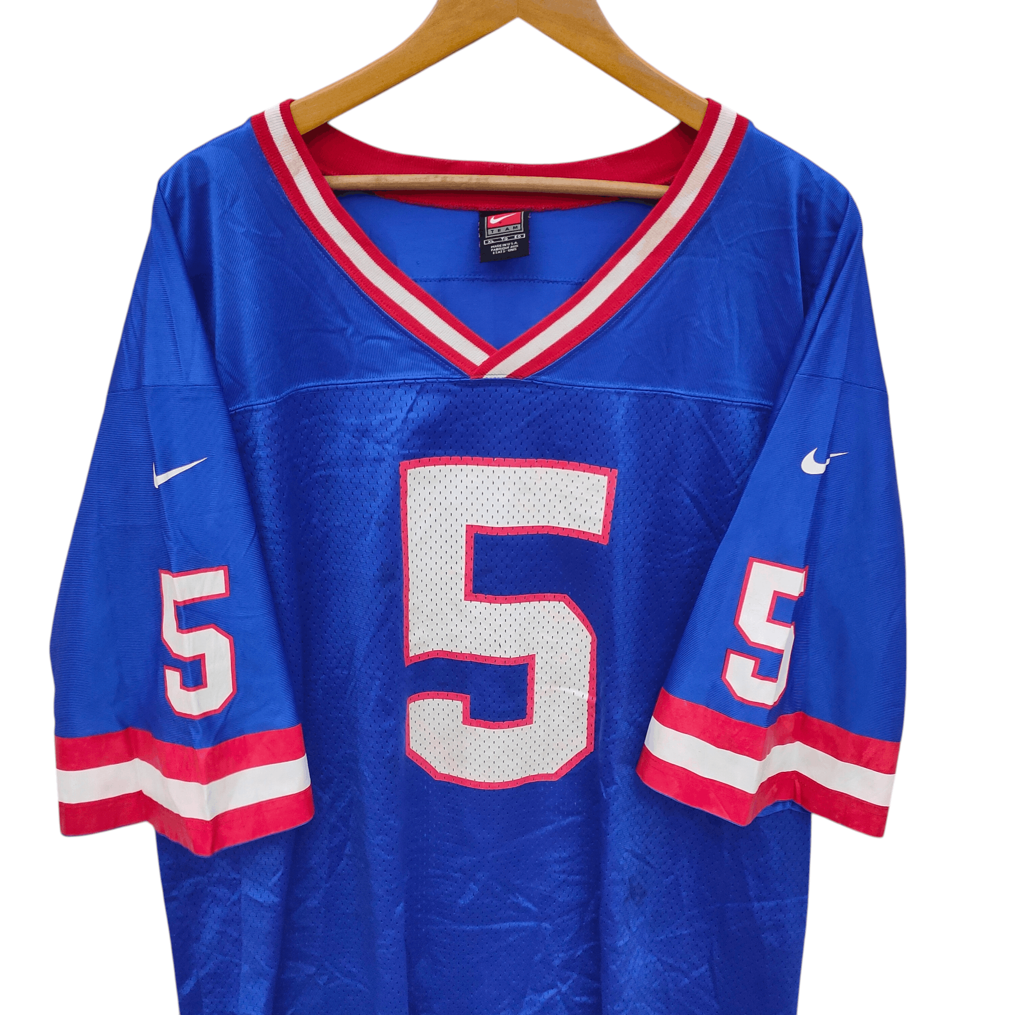 NFL × Nike × Vintage New York Giants Jersey Vintage Nike NFL Jersey Kerry Collins Size US XL / EU 56 / 4 - 3 Thumbnail