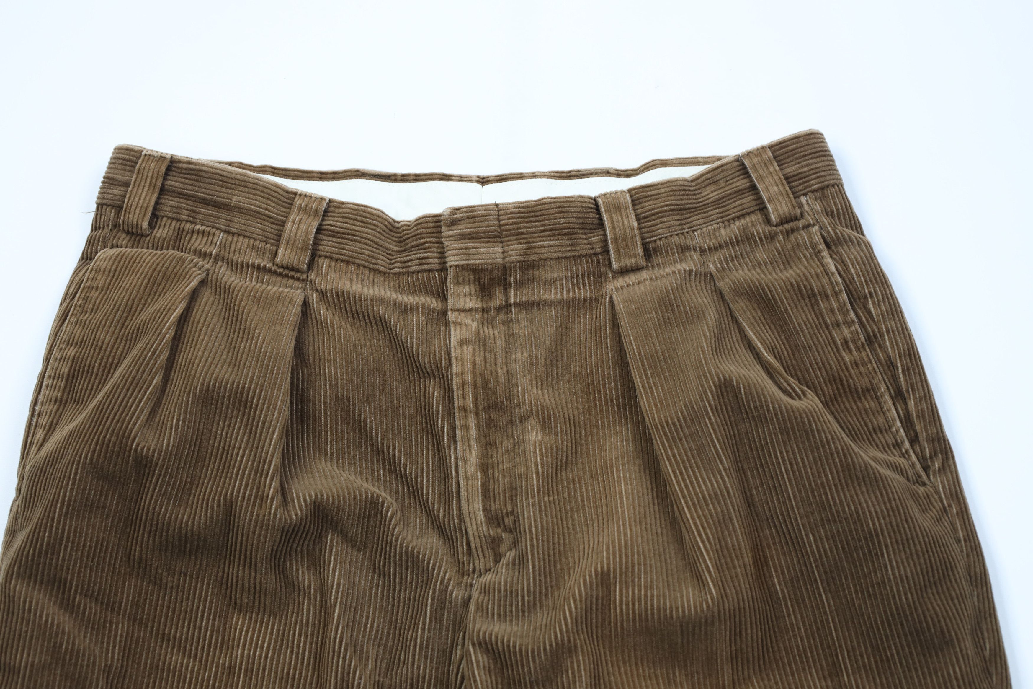 L.L. Bean Vintage 90s LL Bean Heavy Wide Leg Corduroy Chino Pants Size US 36 / EU 52 - 2 Thumbnail