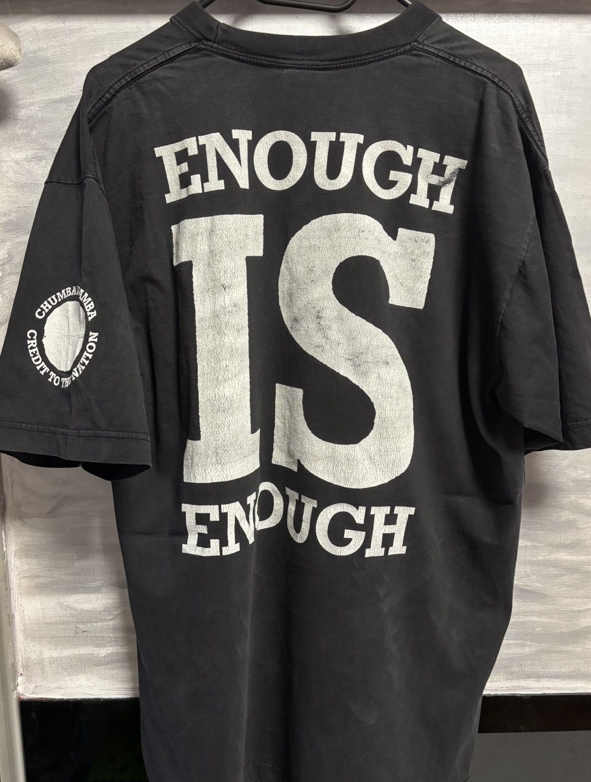 Band Tees Chumbawamba Enough is Enough 1994 Punk Rock Vintage Tee XL Size US XL / EU 56 / 4 - 2 Thumbnail