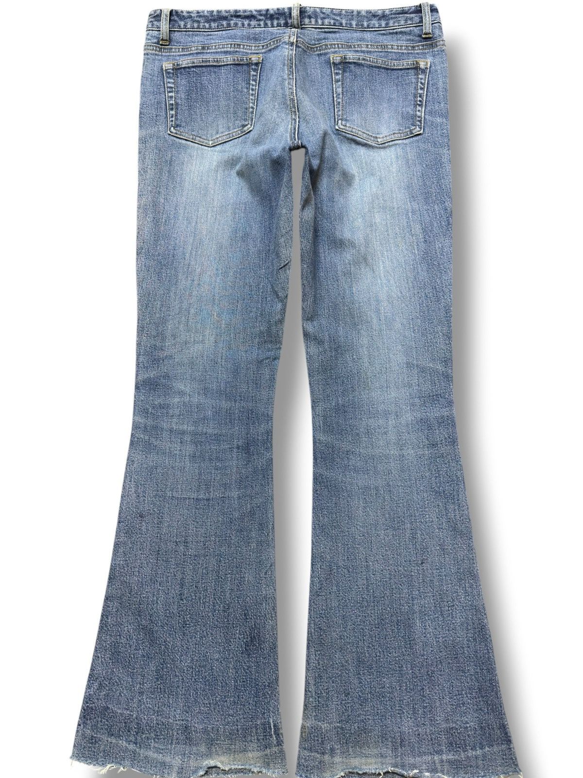 Hysteric Glamour Vintage Oririn Flare Bootcut Embroidery Distressed Denim Size US 31 - 4 Thumbnail