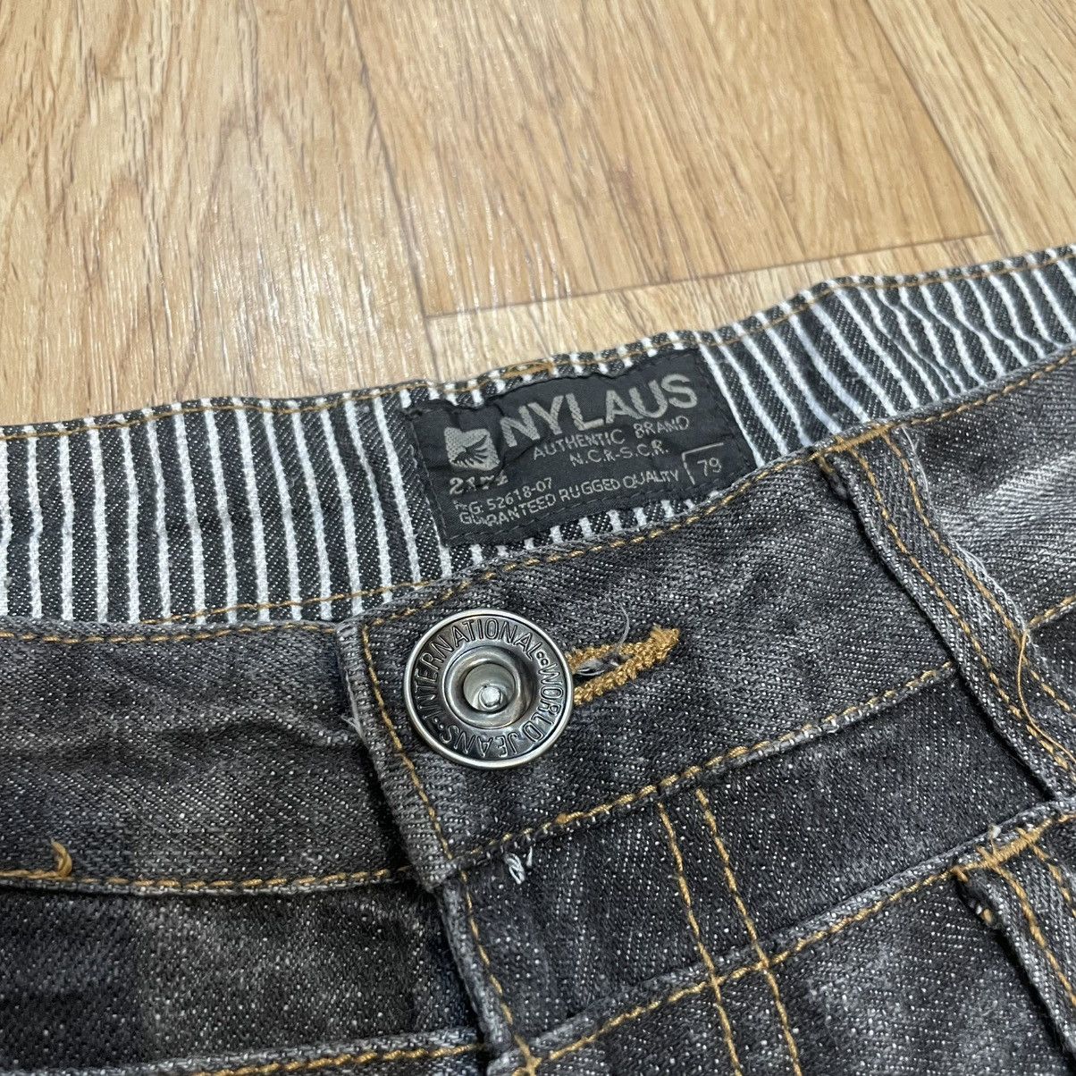 Japanese Brand Nylaus Double Waist Cropped Pants Y2K PPFM Style Size US 30 / EU 46 - 2 Thumbnail