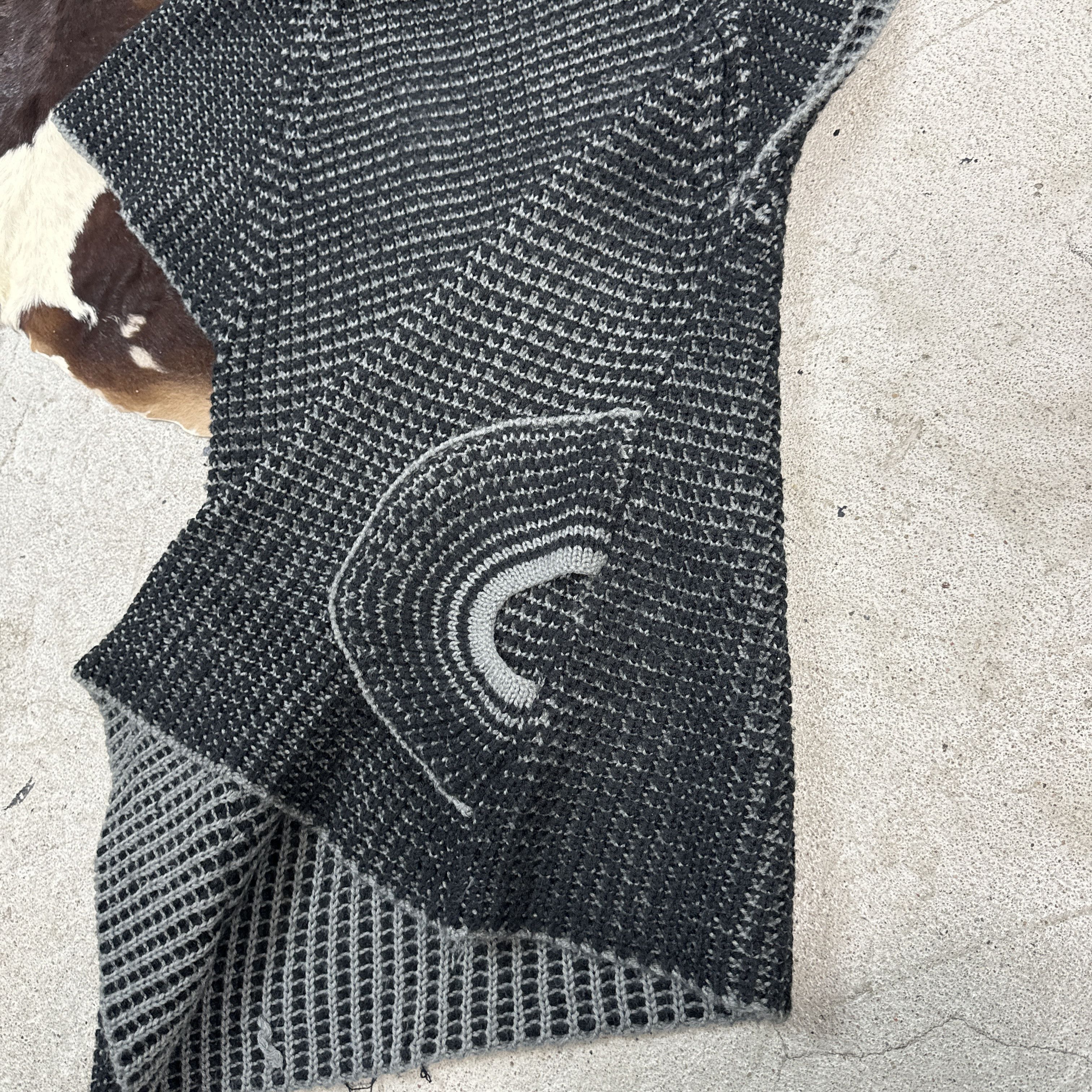 Vintage Vintage Big Collar Knitted Dress Size M / US 6-8 / IT 42-44 - 3 Thumbnail