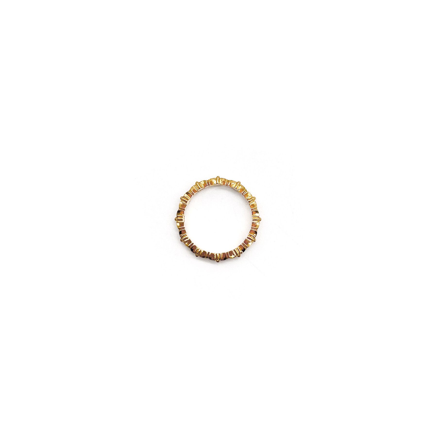 Chrome Hearts Chrome Hearts 22K Gold Tiny E Plus Band Ring Size ONE SIZE - 3 Thumbnail