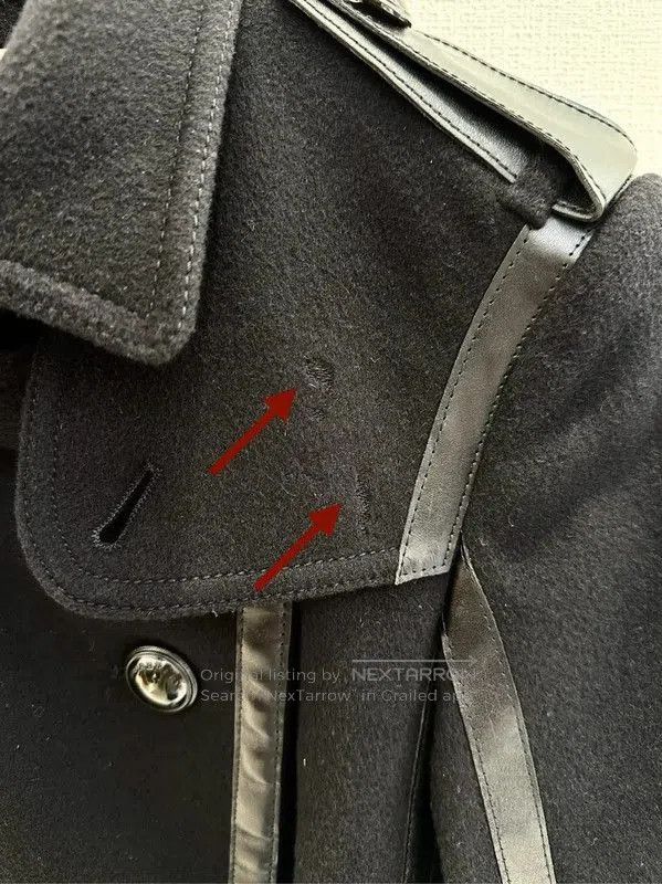 Burberry Burberry Black Wool Double-Breasted Long Coat. Size US S / EU 44-46 / 1 - 5 Thumbnail