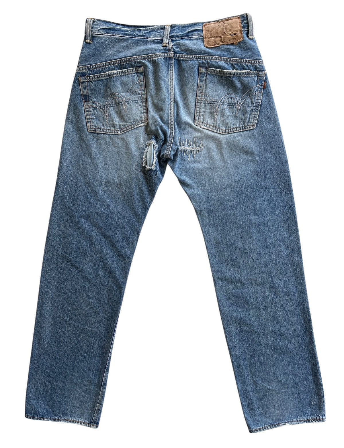 Vintage Vintage Edwin 505 Selvedge Mudwash Anniversary Denim Size US 32 / EU 48 - 2 Thumbnail