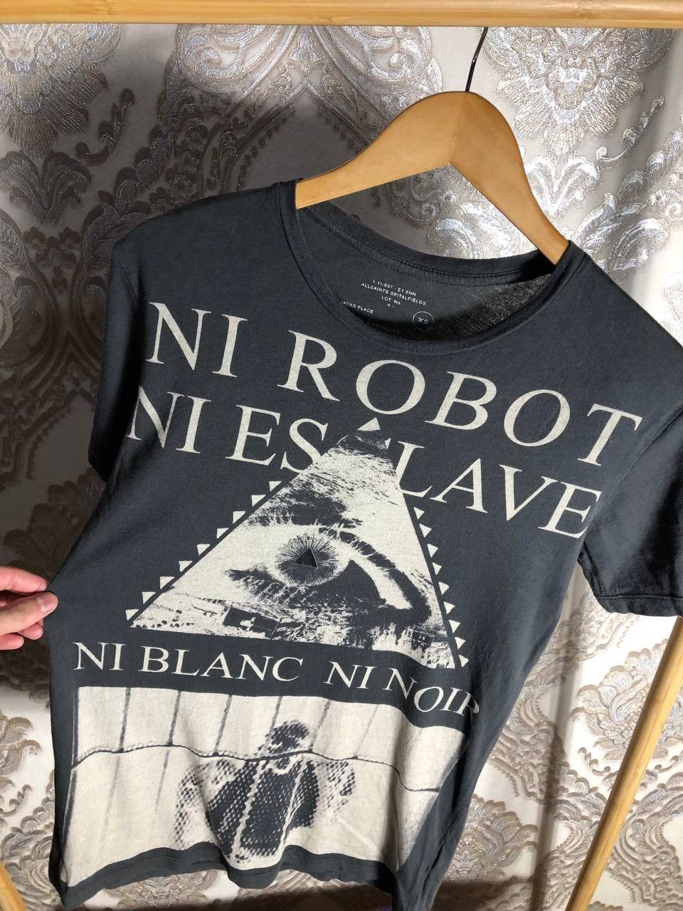 Allsaints × Vintage VERY RARE ALLSAINTS BIG LOGO AVANT-GARDE STYLE DESIGNER Y2K Size US S / EU 44-46 / 1 - 3 Thumbnail