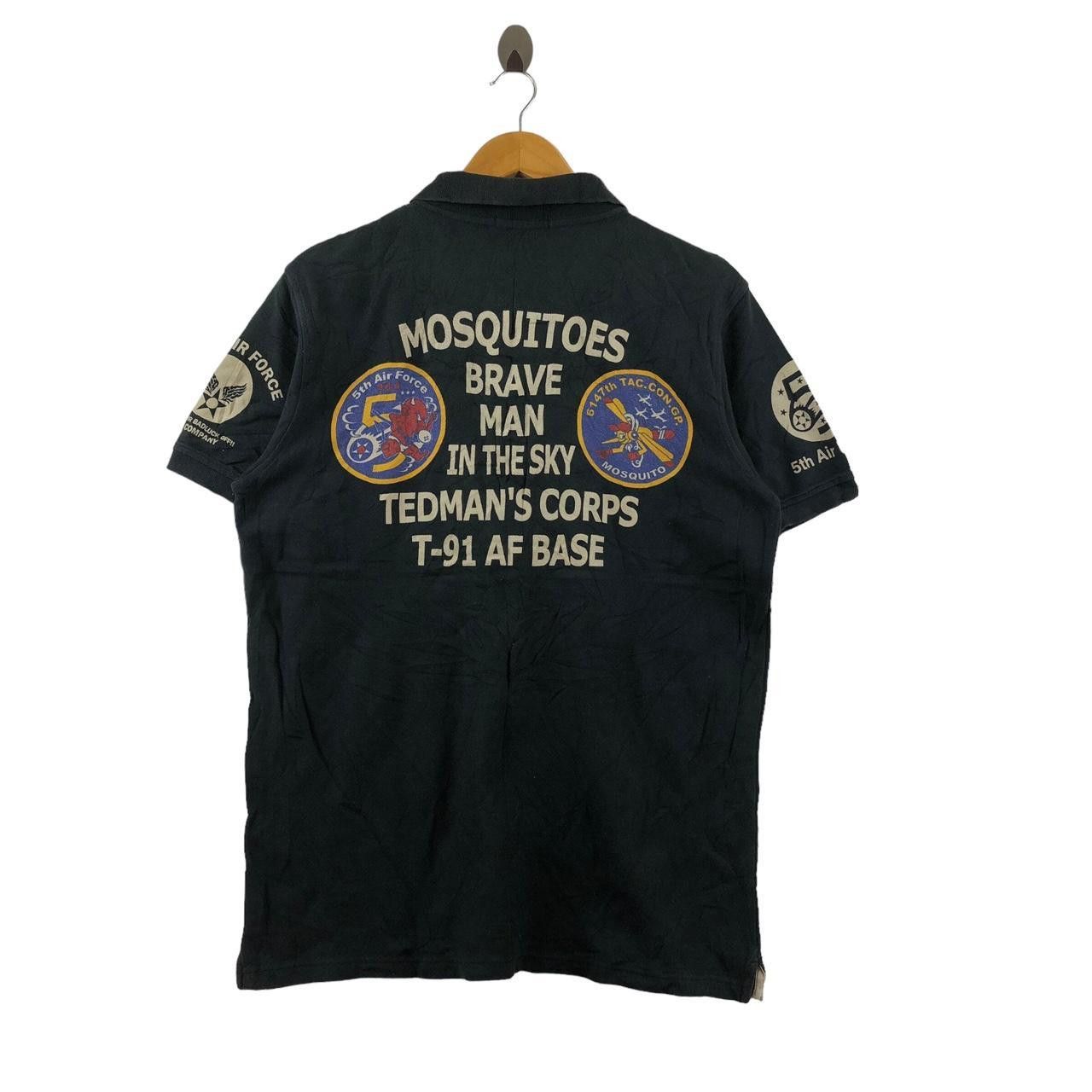 Other Vintage TEDMAN’S DEVIL MOSQUITOES AF Base Polo Tee Shirt Size US L / EU 52-54 / 3 - 1 Thumbnail