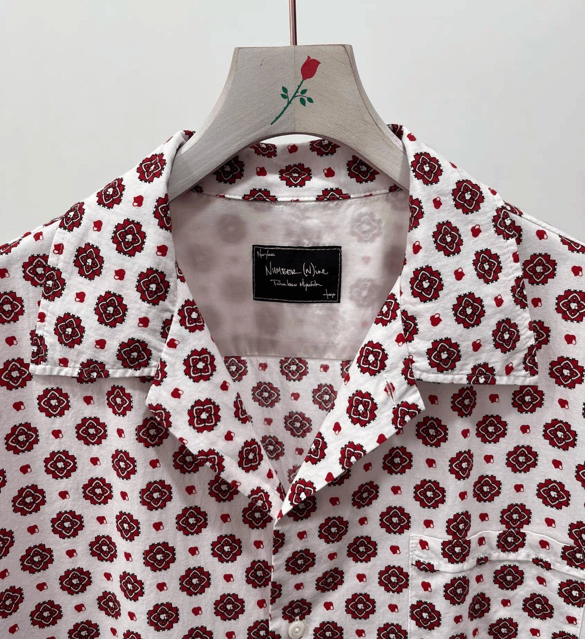 Number (N)ine Number (N)ine Sz 5 Number Nine 03AW Crying Heart Shirt-250 Size US XXL / EU 58 / 5 - 5 Thumbnail