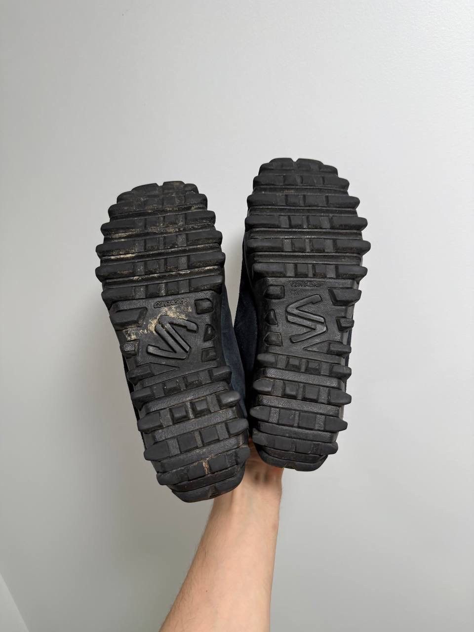 Salomon Salomon Mens Contagrip CX Snowclog Mule Slip On Black Suede Size US 8 / EU 41 - 2 Thumbnail