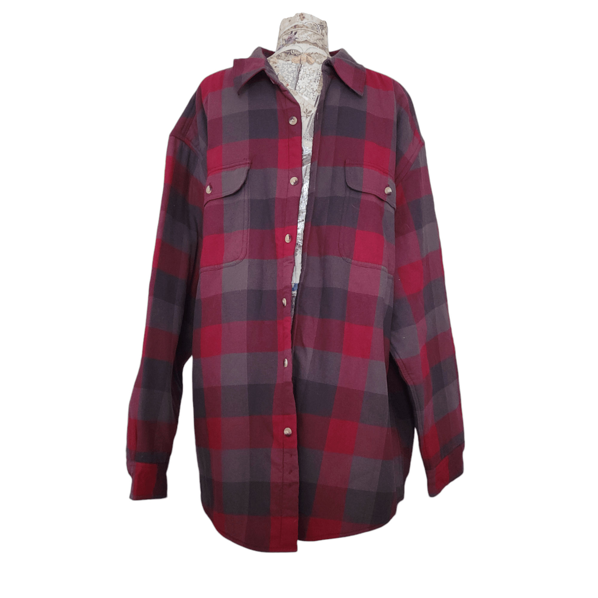 Redhead Red Head Brand Co. Warm Sherpa Lined Plaid Work Shirt Jacket Size US XXL / EU 58 / 5 - 4 Thumbnail