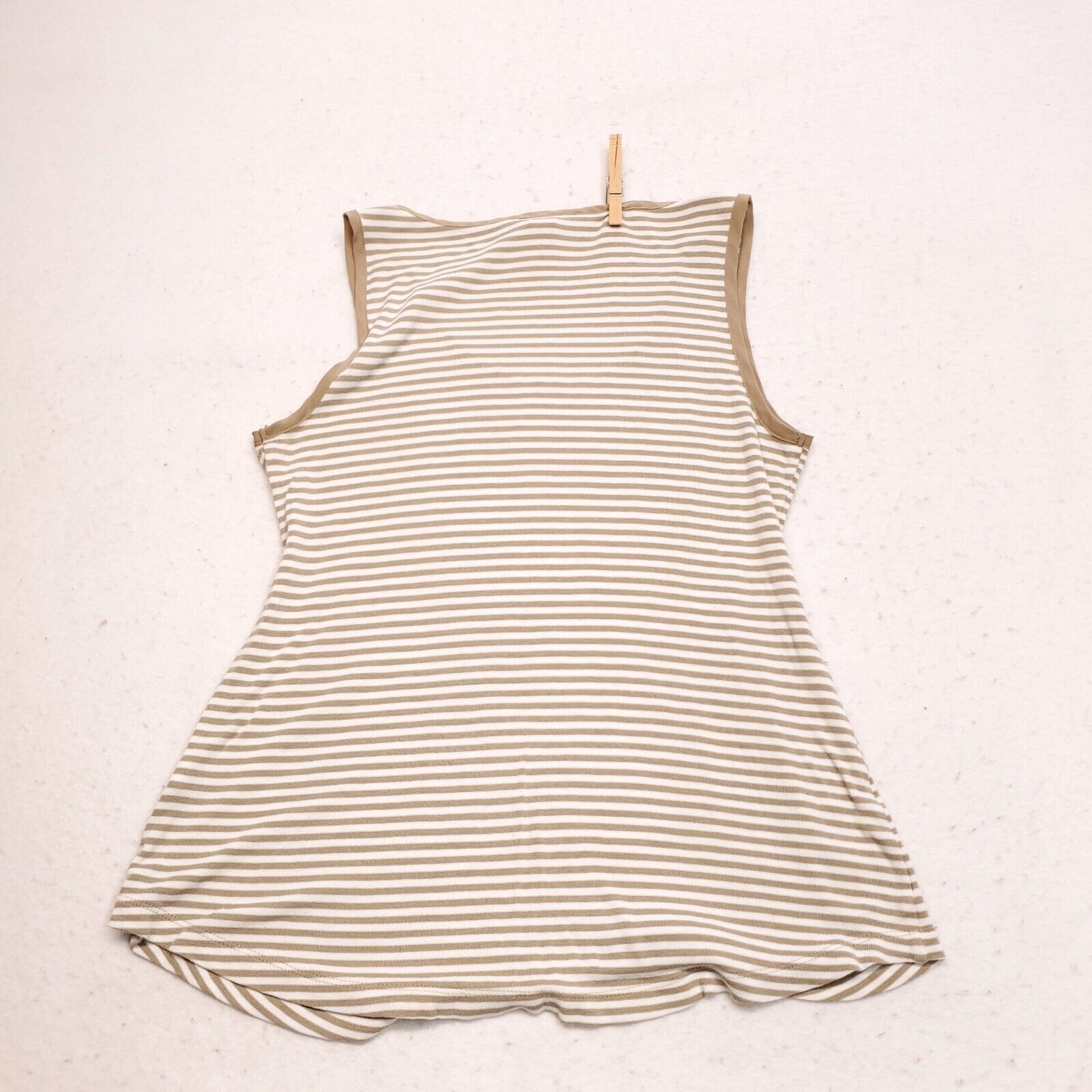 Banana Republic Banana Republic Tank Top Shirt Womens Size Small Beige White Size S / US 4 / IT 40 - 7 Thumbnail