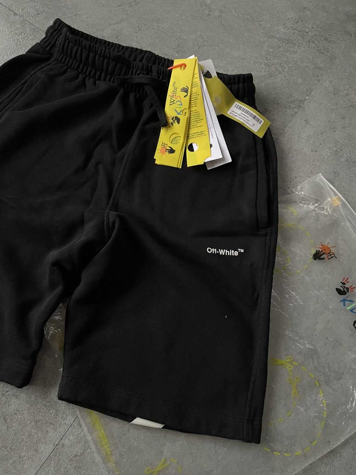 Off-White OFF-WHITE RUBBER ARROW SWEATSHORT⚡️ Size US 28 / EU 44 - 2 Thumbnail