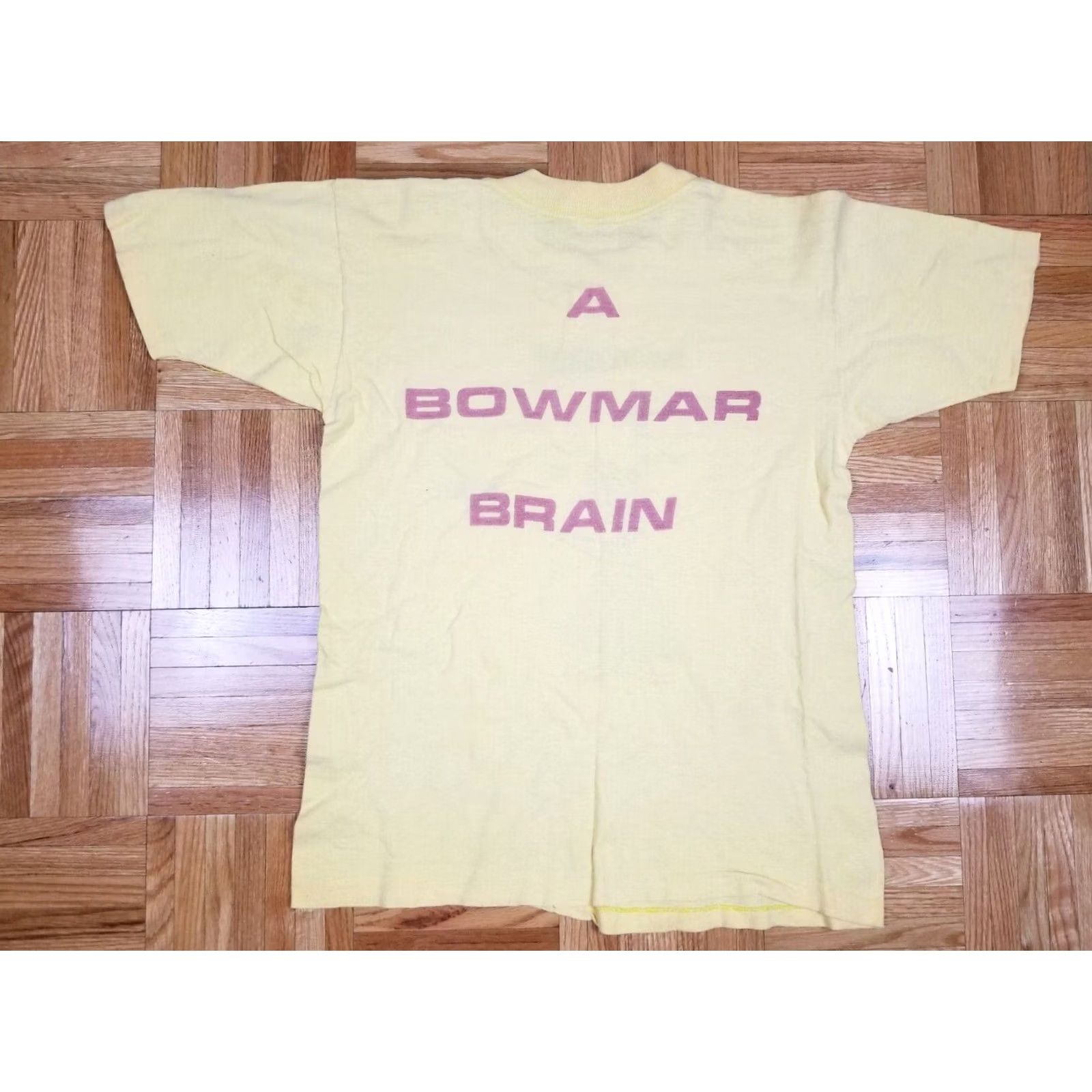 Vintage VINTAGE 70' BOWMAR MAN 1ST ELECTRIC CALCULATOR PROMO T-SHIRT MADE IN USA SZ S Black Men Size US S / EU 44-46 / 1 - 6 Thumbnail