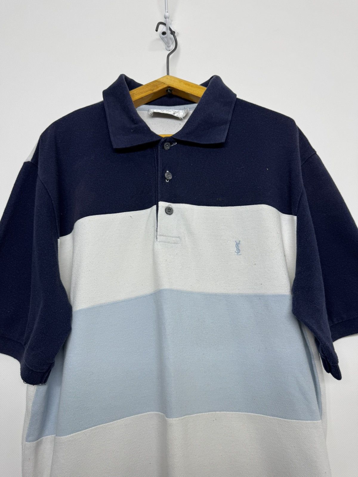 Yves Saint Laurent Vintage Yves Saint Laurent Polo Shirt Size US L / EU 52-54 / 3 - 2 Thumbnail
