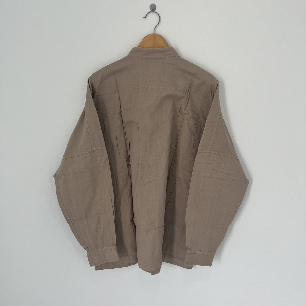 Issey Miyake Issey Miyake Mandarin Collar Shirt Size US XL / EU 56 / 4 - 6 Thumbnail