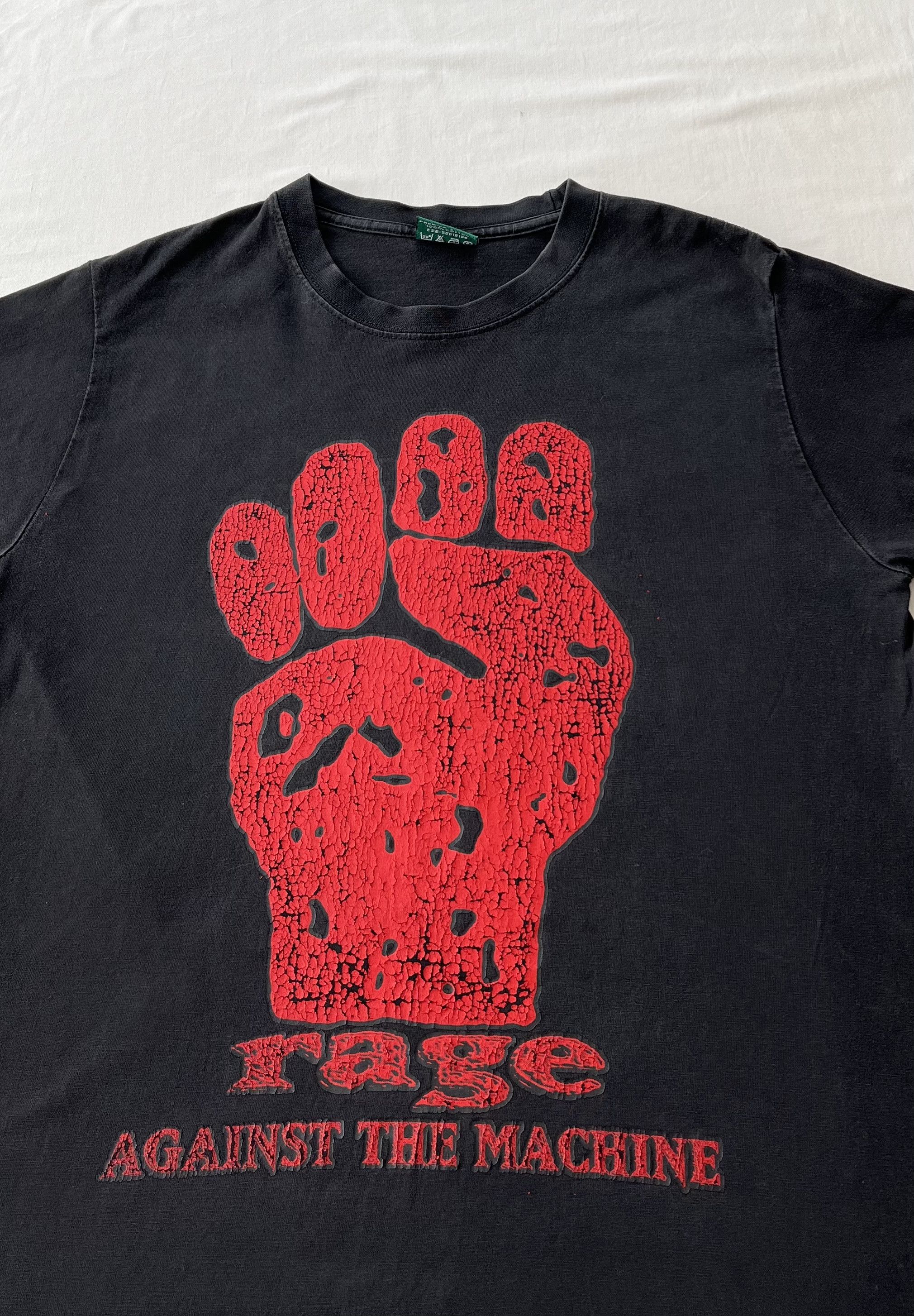 Band Tees Vintage 2000s Rage Against the Machine RATM Black T-shirt Size US S / EU 44-46 / 1 - 3 Thumbnail