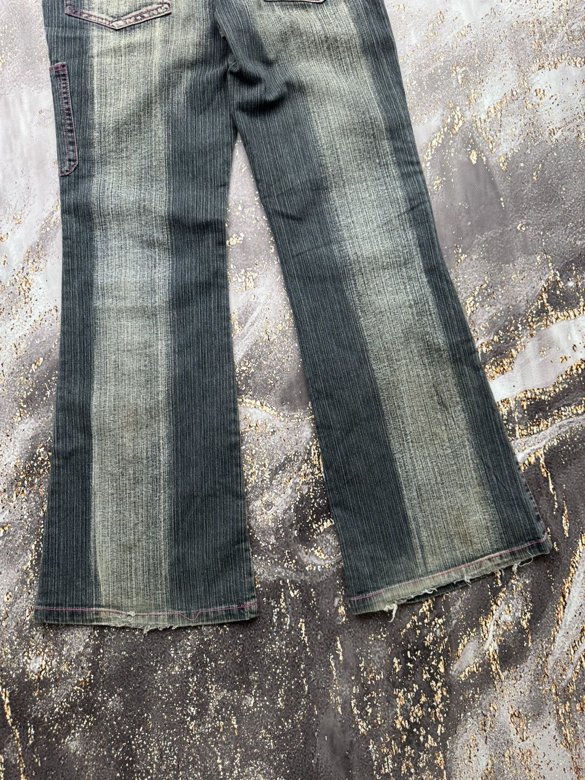 Vintage Vintage Cargo Flared Worn Jeans Size 26" / US 2 / IT 38 - 12 Thumbnail