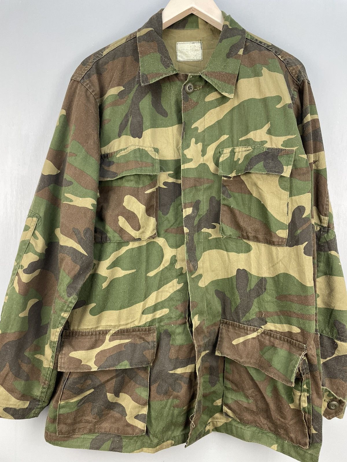 Vintage Vintage U.S. Army camo jacket selvage Size US M / EU 48-50 / 2 - 3 Thumbnail