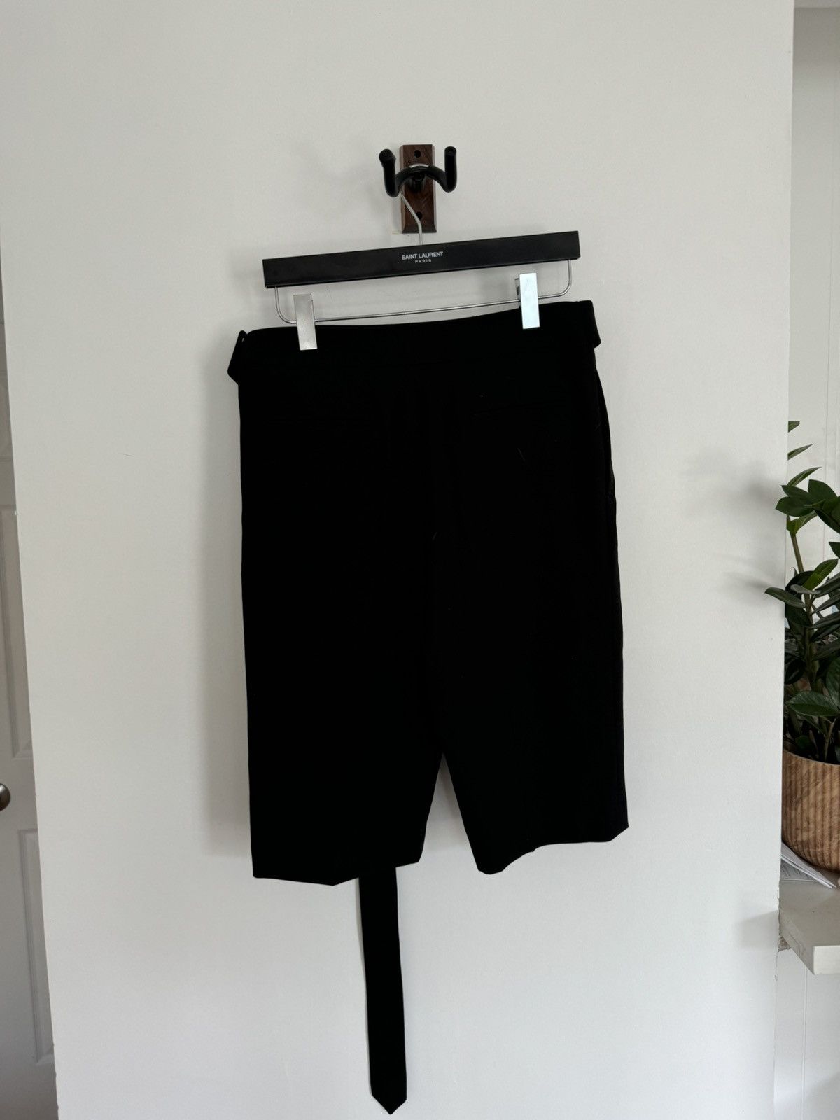 Saint Laurent Paris Pleated Belted Suit shorts Size US 32 / EU 48 - 3 Thumbnail