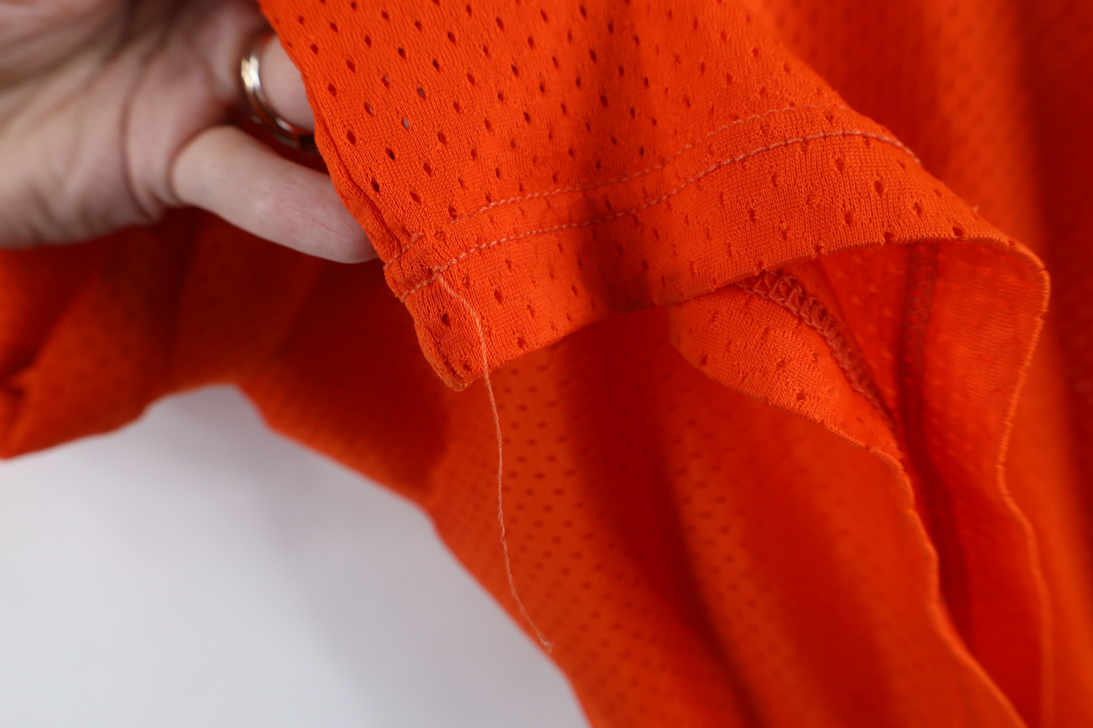 Vintage Vintage 70s Out Basketball Mesh Ringer T-Shirt Orange USA Size US XL / EU 56 / 4 - 5 Thumbnail