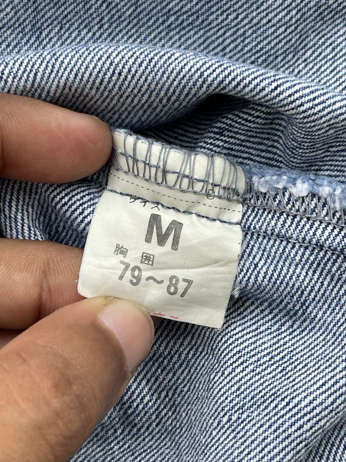 If Six Was Nine 🔥Vintage Scour Racing Crop Denim Jacket Size M / US 6-8 / IT 42-44 - 12 Thumbnail