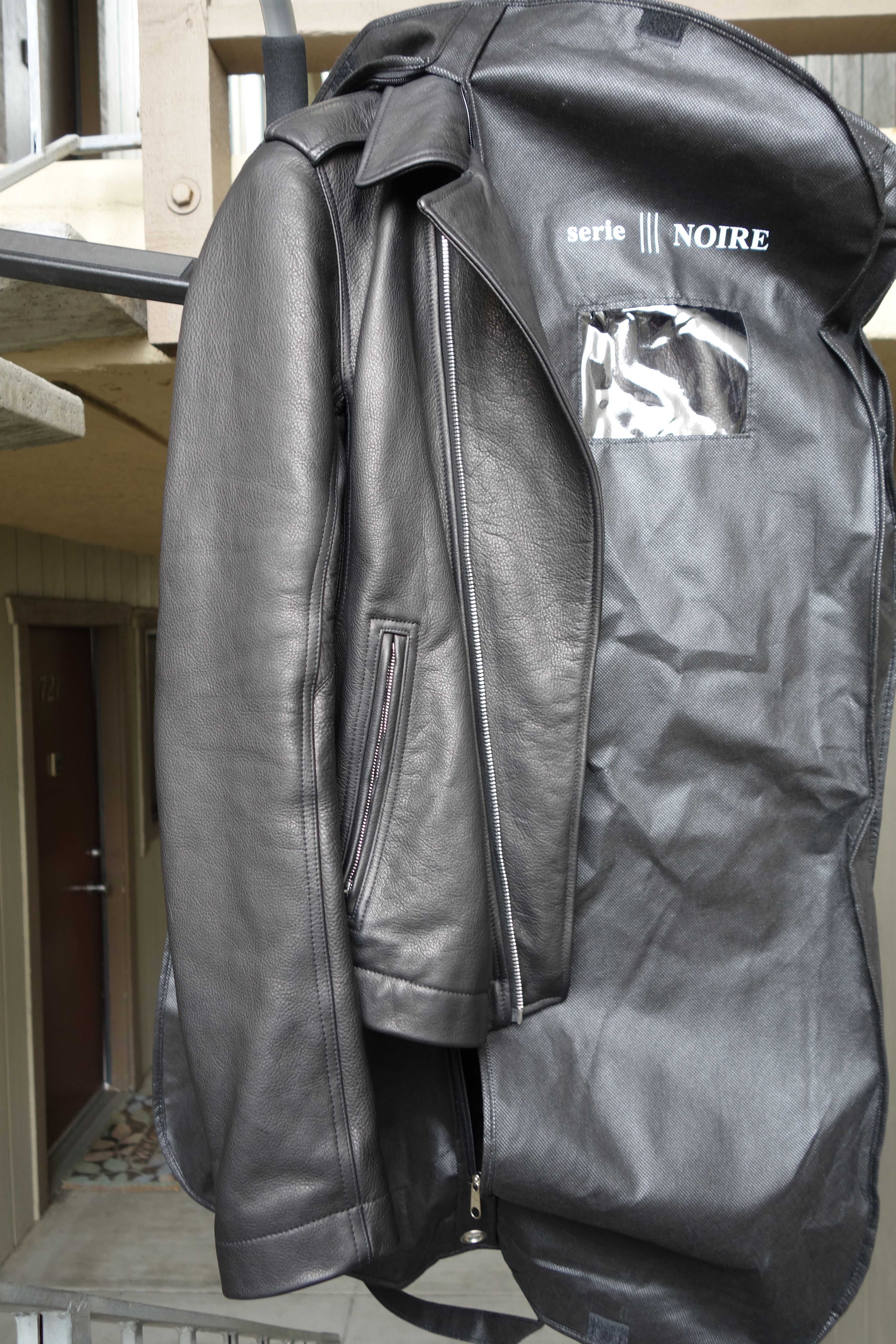 Rick Owens 2014 Stooges Heavy Calf Leather Jacket LCW
