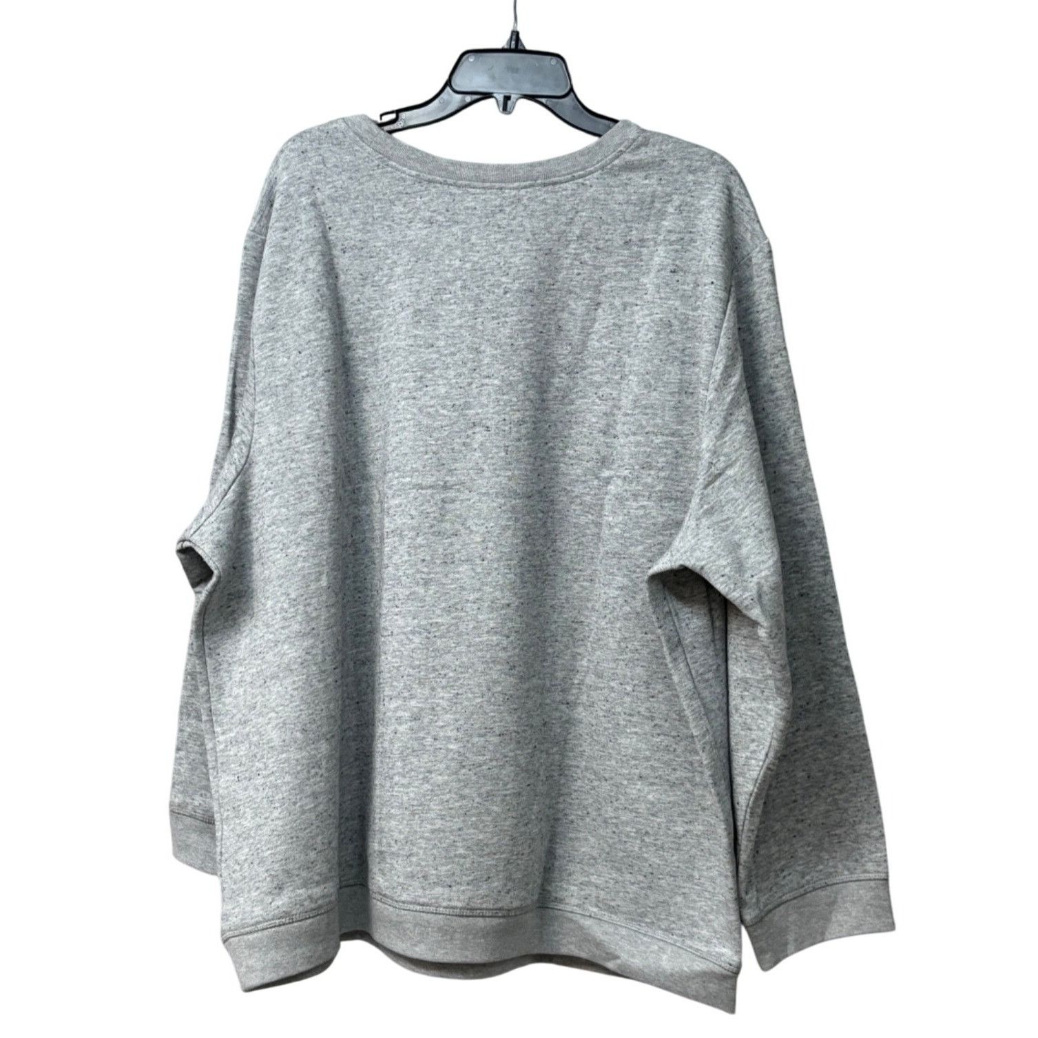 Other Karen Scott Plus Size Crewneck Sweatshirt, Smoke Gray Heathe Size ONE SIZE - 10 Thumbnail