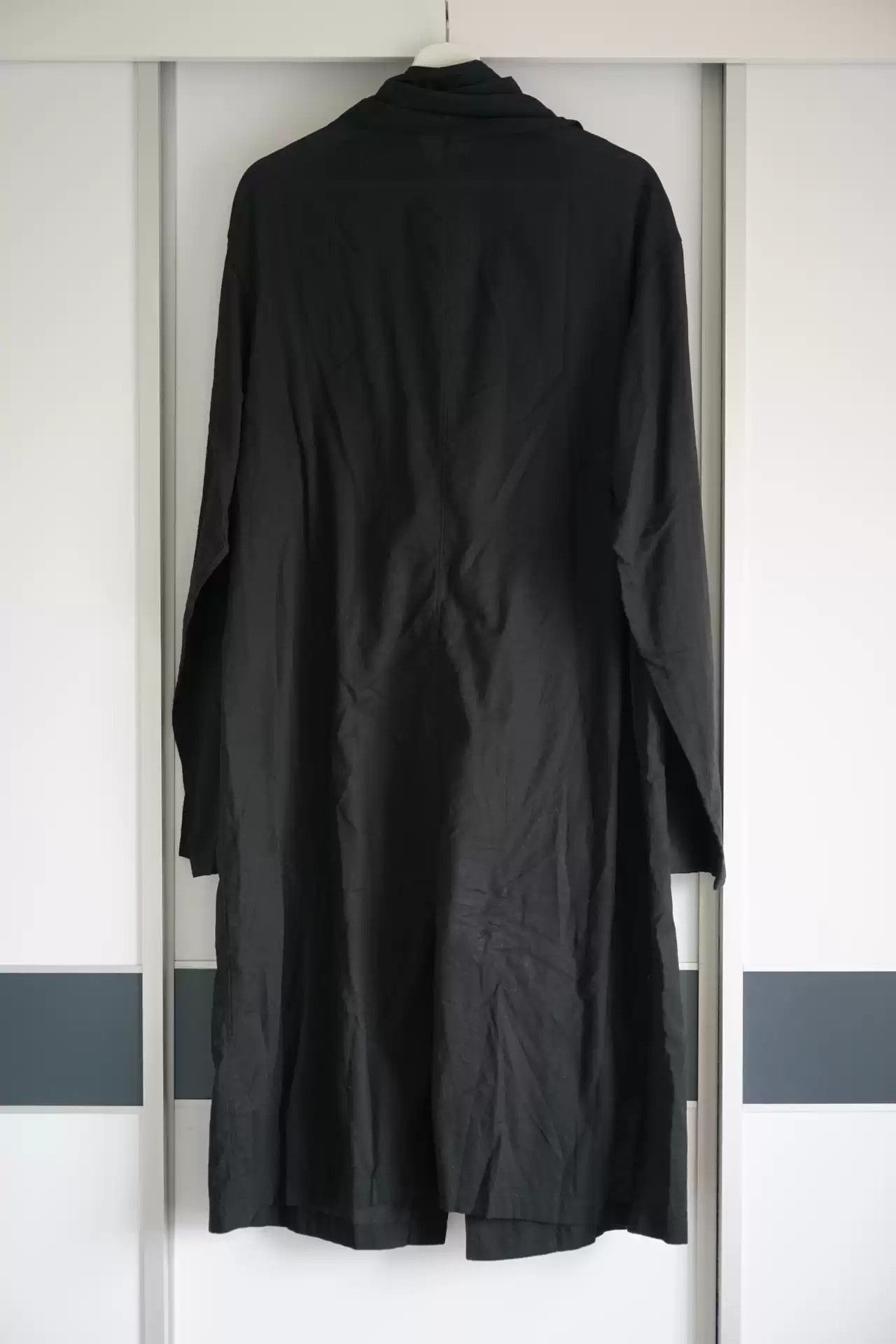 Yohji Yamamoto Yohji Yamamoto 17ss Cotton And Linen Scarf Coat-2505 Size US L / EU 52-54 / 3 - 2 Thumbnail