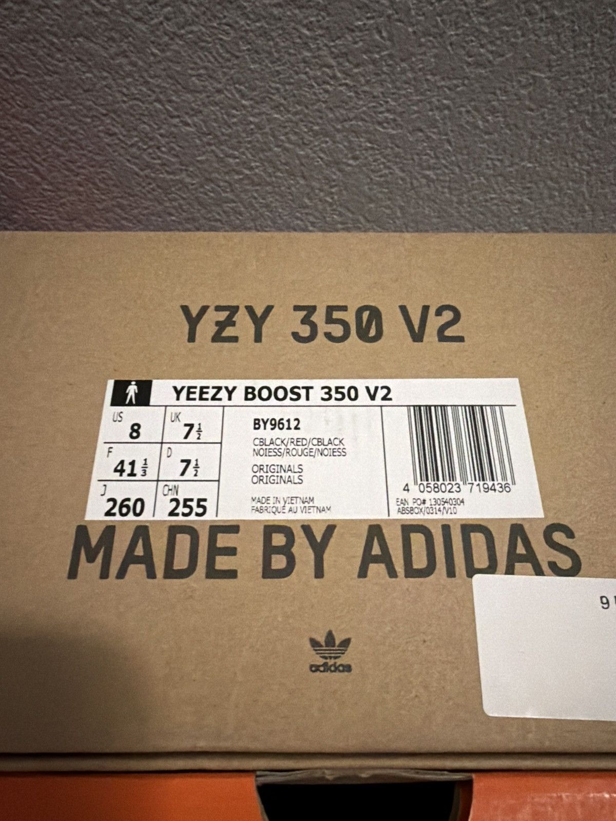 Yeezy Adidas Yeezy 350 V2 Boost Red Stripe Size US 8 / EU 41 - 6 Thumbnail