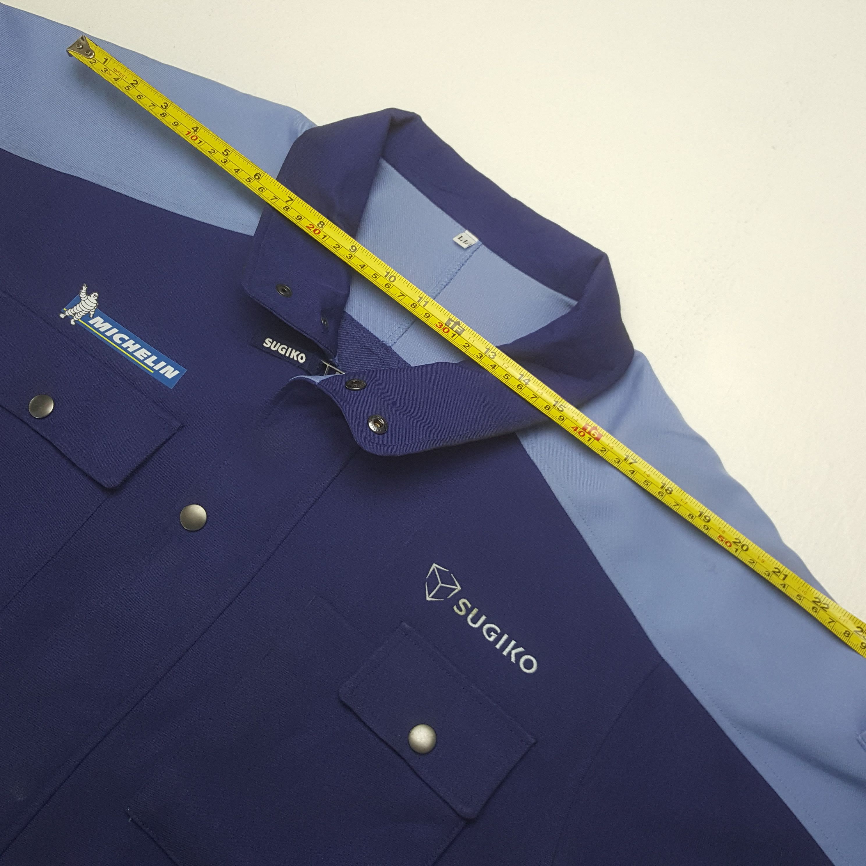 Japanese Brand Vintage Japan Michelin Custom Worker Uniform Jacket Size US L / EU 52-54 / 3 - 6 Thumbnail